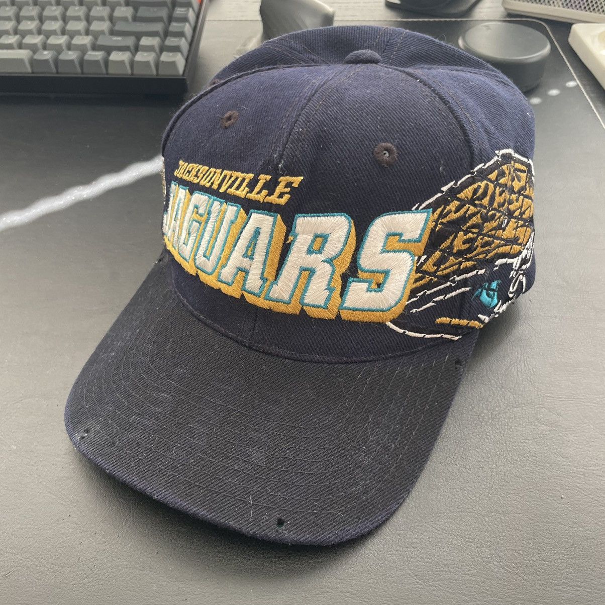 Vintage NFL Jacksonville Jaguars Sports Specialties Grid Snapback Hat – 