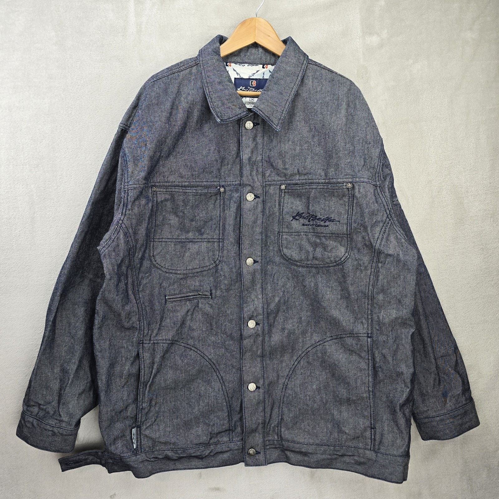 Other Vintage Kno Betta Savvy Denim Jacket Mens XXL Gorilla Y2K Size US XXL / EU 58 / 5 - 2 Thumbnail