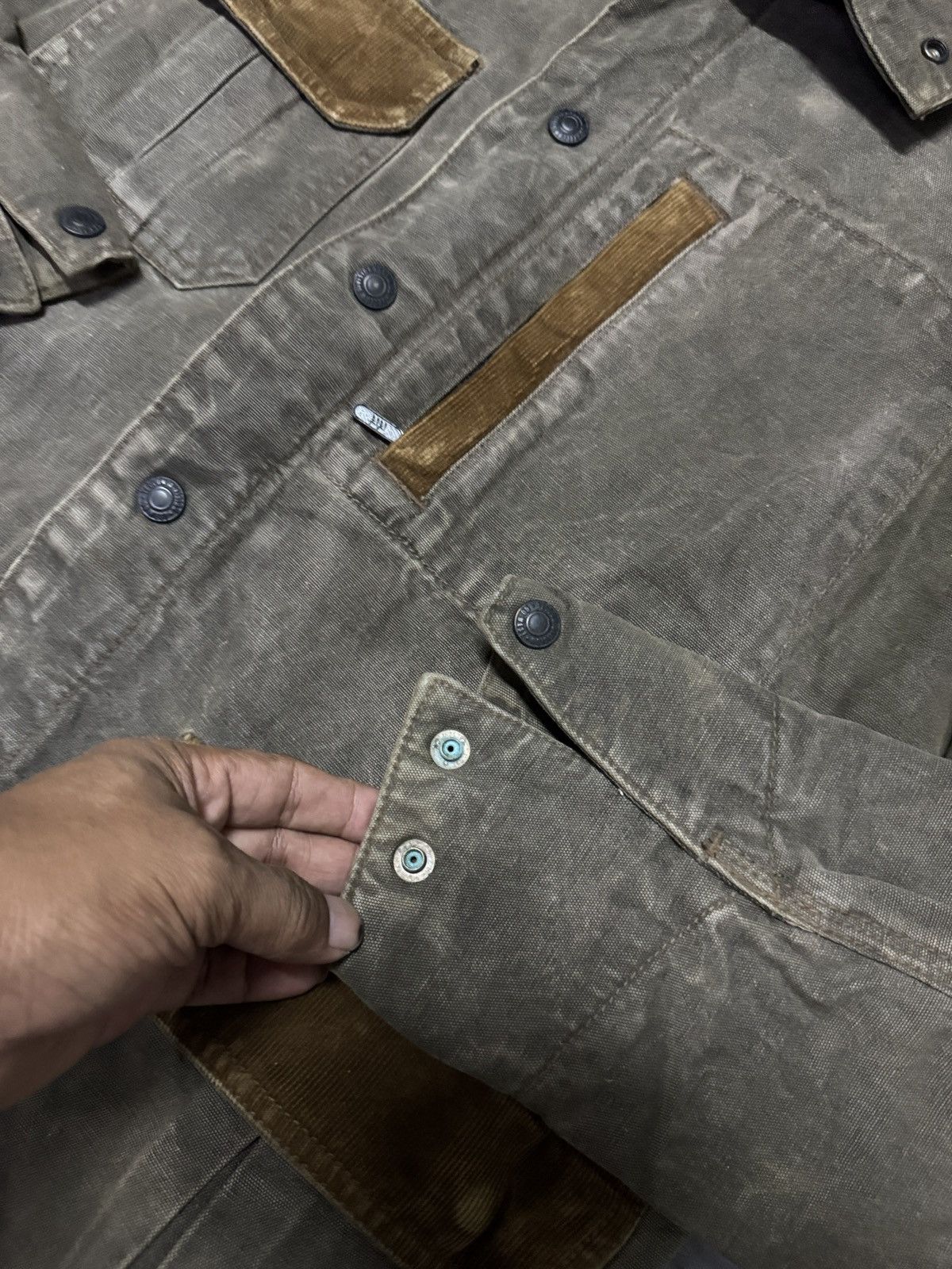Japanese Brand GO WEST WAX JACKET Size US L / EU 52-54 / 3 - 2 Thumbnail