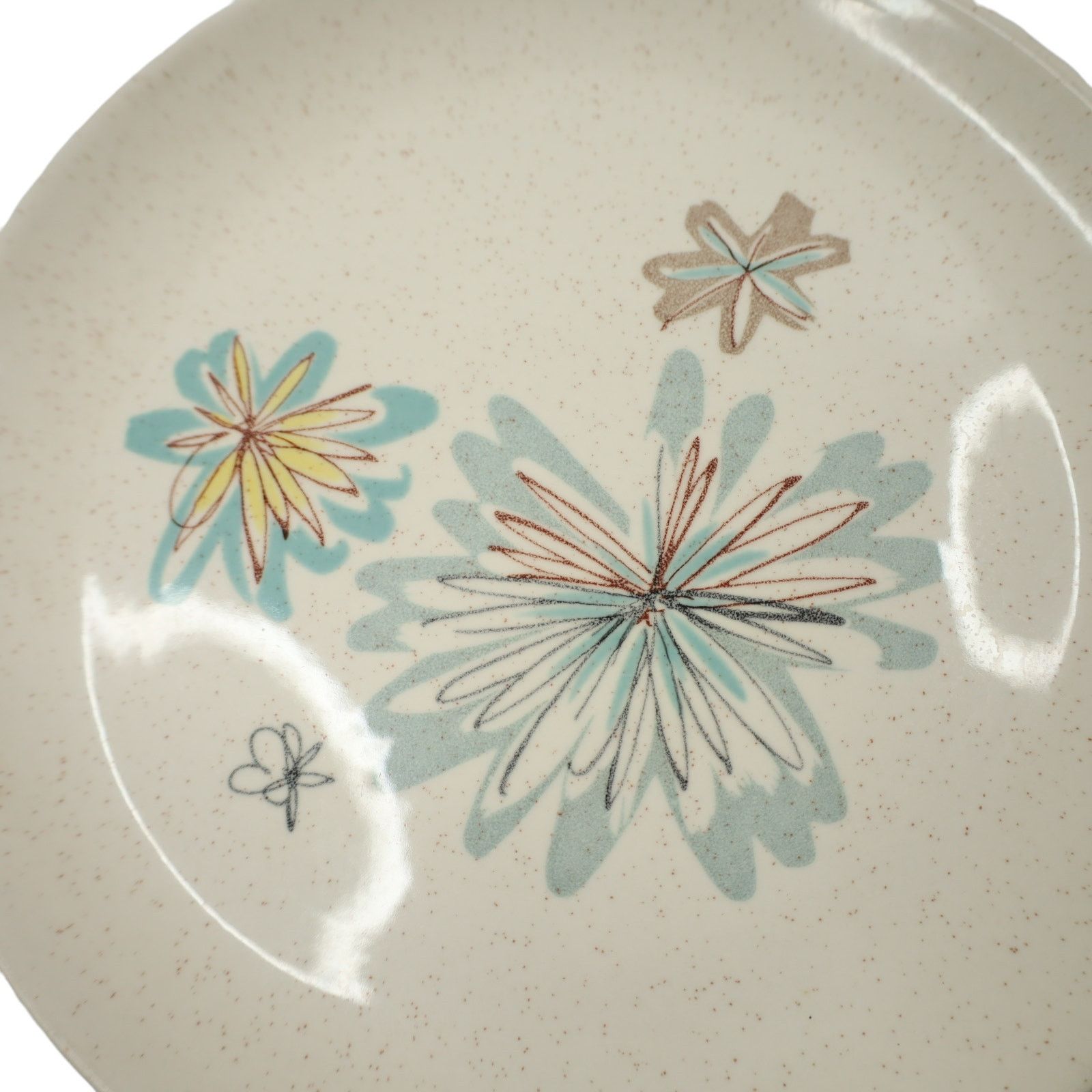 Vintage Vintageg MCM Vernonware "Young in Heart" Floral Ceramic Dish Size ONE SIZE - 2 Thumbnail