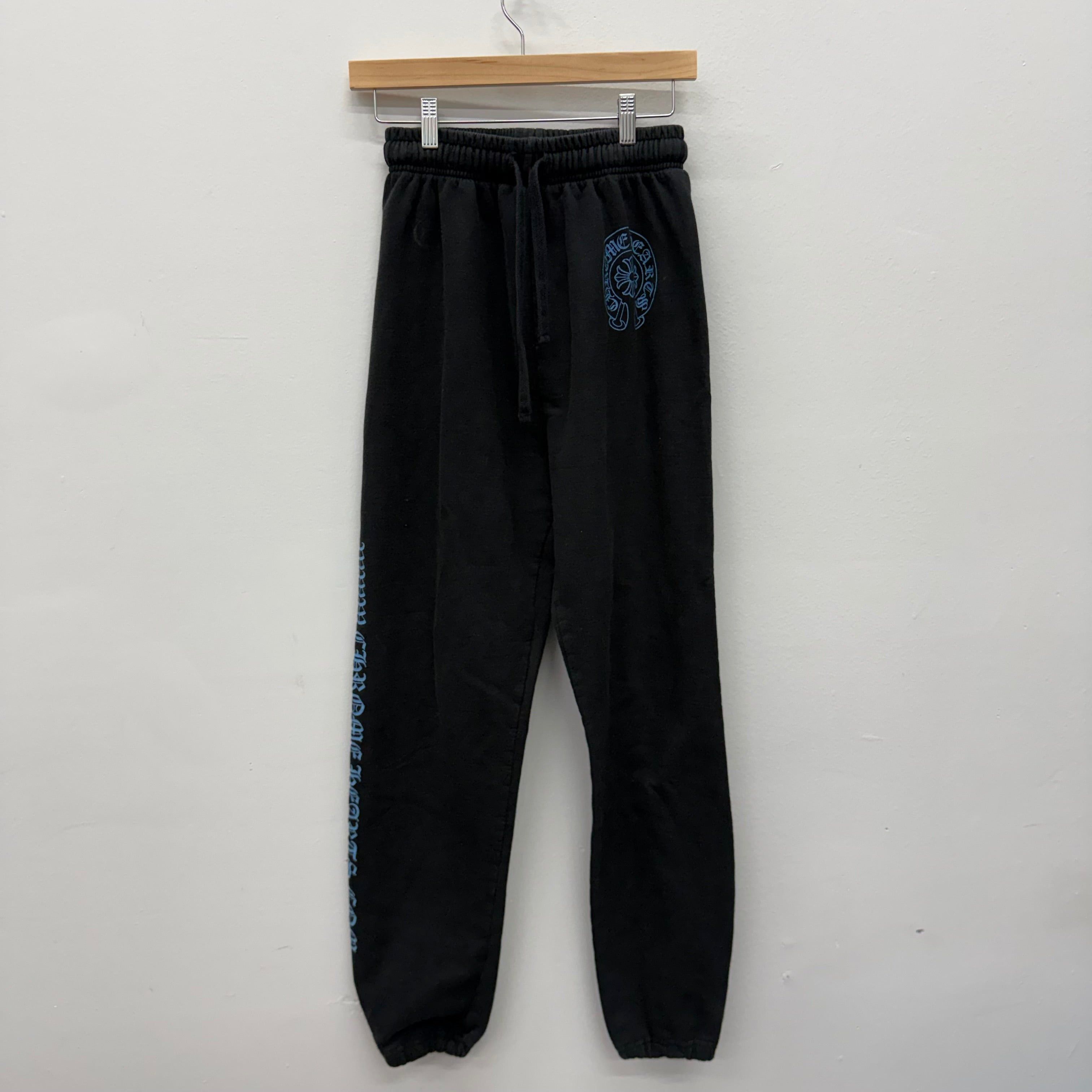 Chrome Hearts Chrome Hearts Online Exclusive Black Sweatpant - Size S Size US 30 / EU 46 - 1 Thumbnail