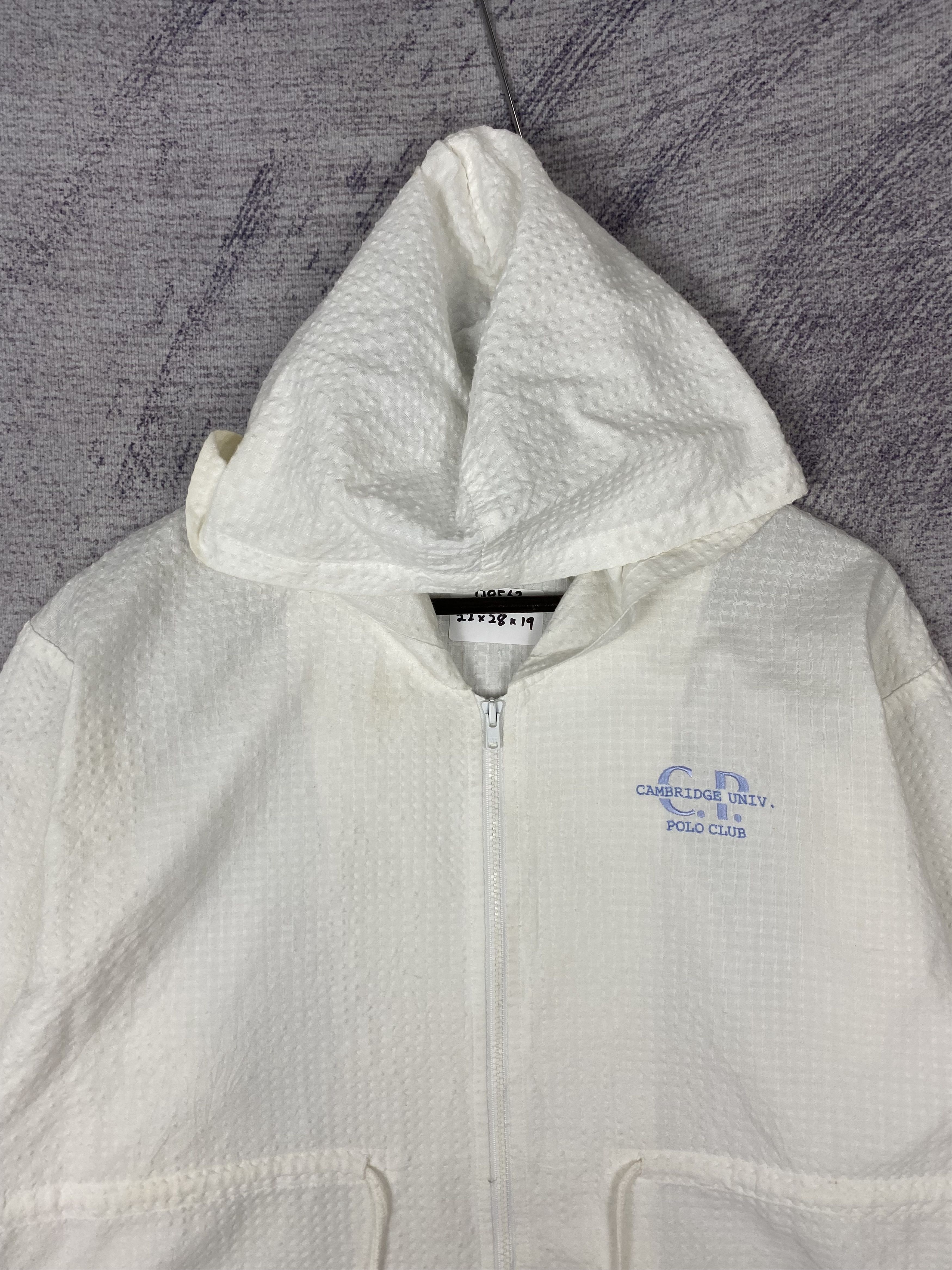 Vintage Vintage Cambridge Univ Polo Club Hoodie Light Jacket Size US M / EU 48-50 / 2 - 2 Thumbnail