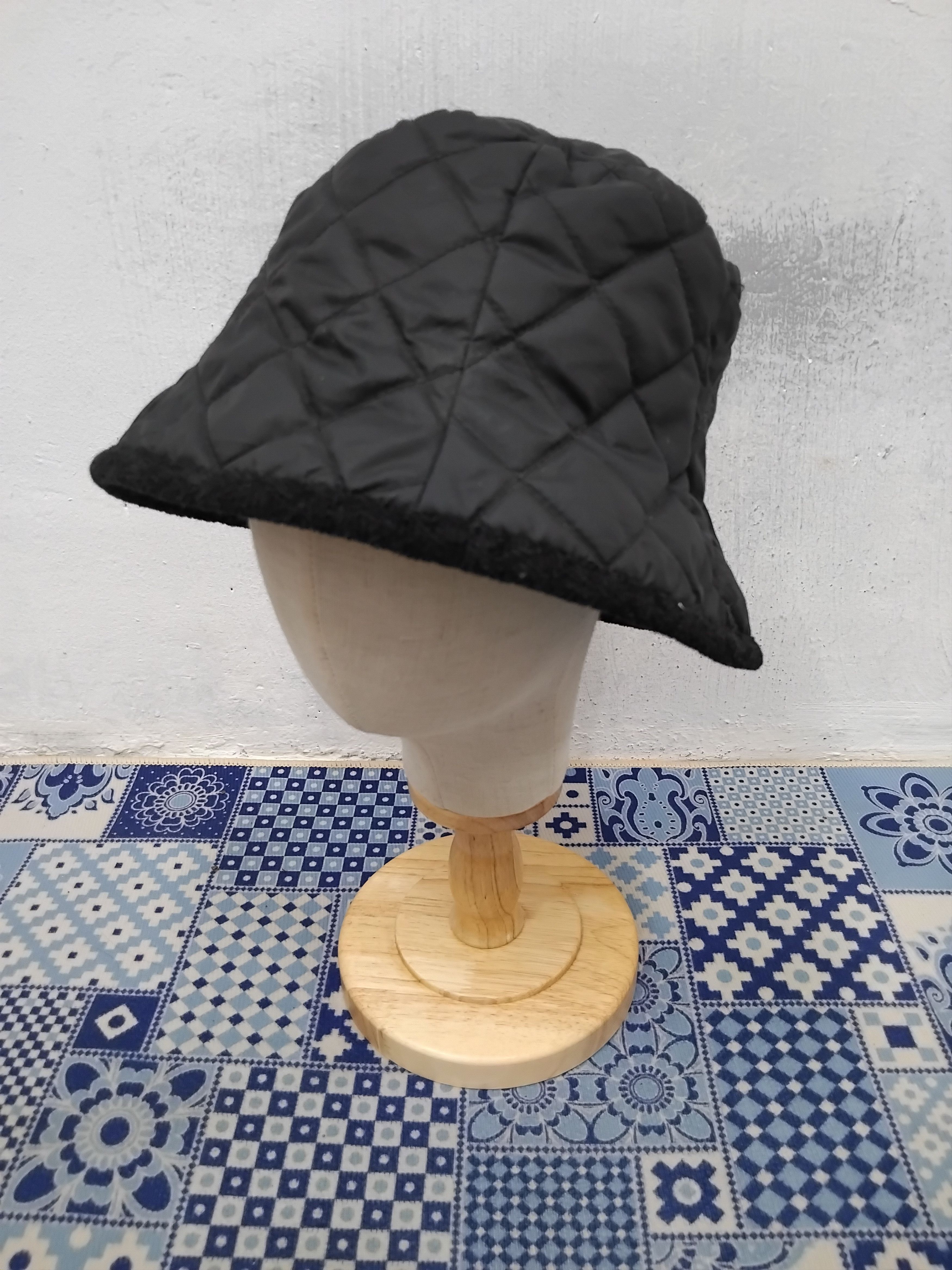 PPFM 💥Black colour puffer Japanese style hat Size 38 - 1 Thumbnail