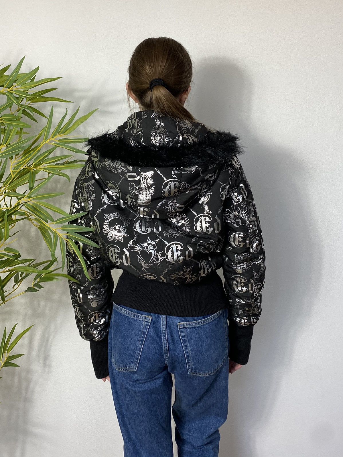 Ed Hardy VINTAGE ED HARDY BY CHRISTIAN AUDIGIER DOWN PUFFER JACKET Size M / US 6-8 / IT 42-44 - 1 Thumbnail