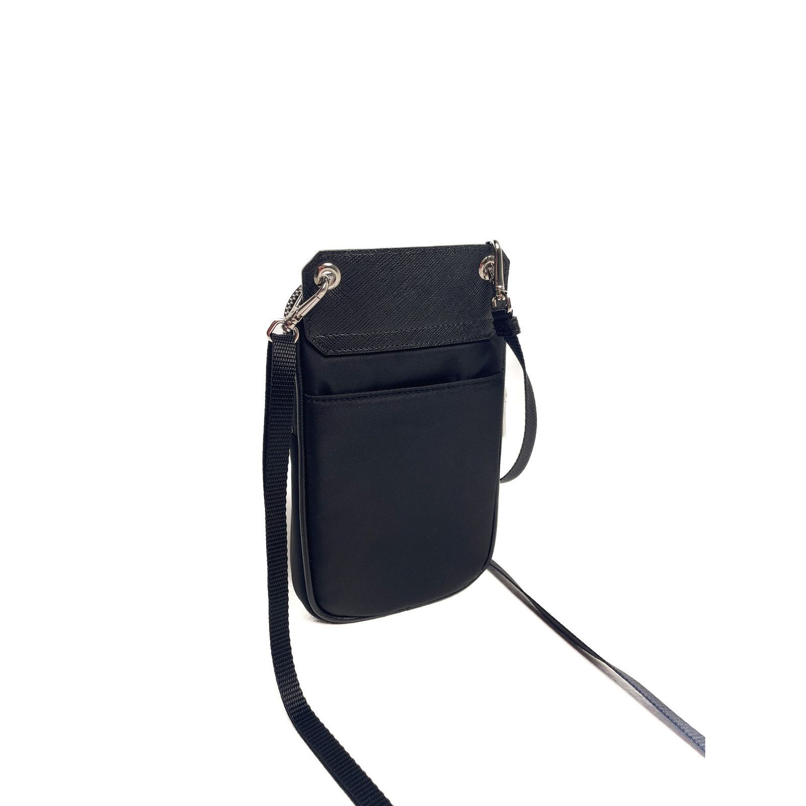 Prada Black Pouch with Yellow Logo Size ONE SIZE - 2 Thumbnail