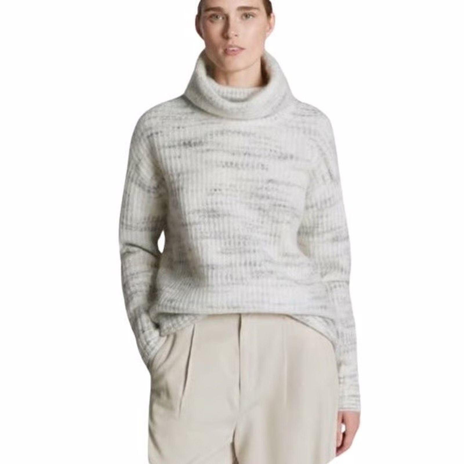 Everlane EVERLANE Alpaca Wool Knit Turtleneck Chunky Sweater Large Size L / US 10 / IT 46 - 1 Thumbnail