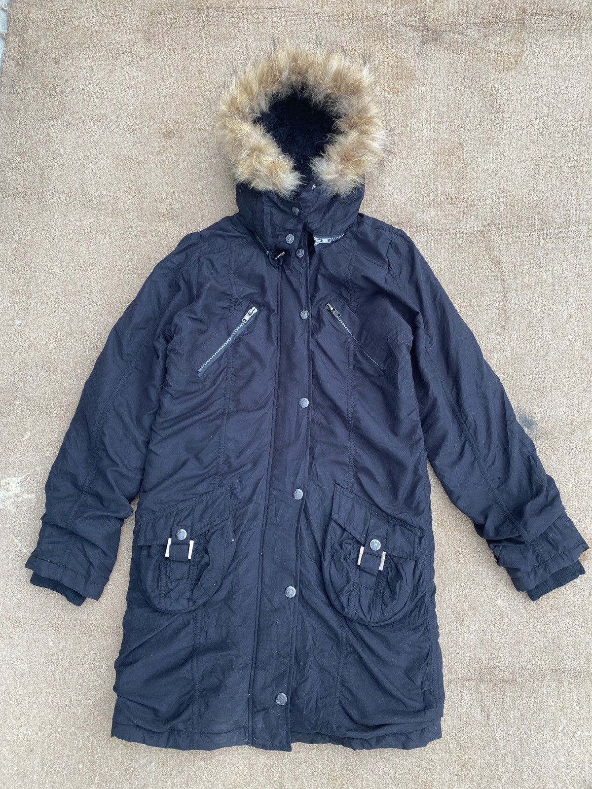 If Six Was Nine Vintage unbrd fur hoddie long jacket Size US S / EU 44-46 / 1 - 1 Thumbnail