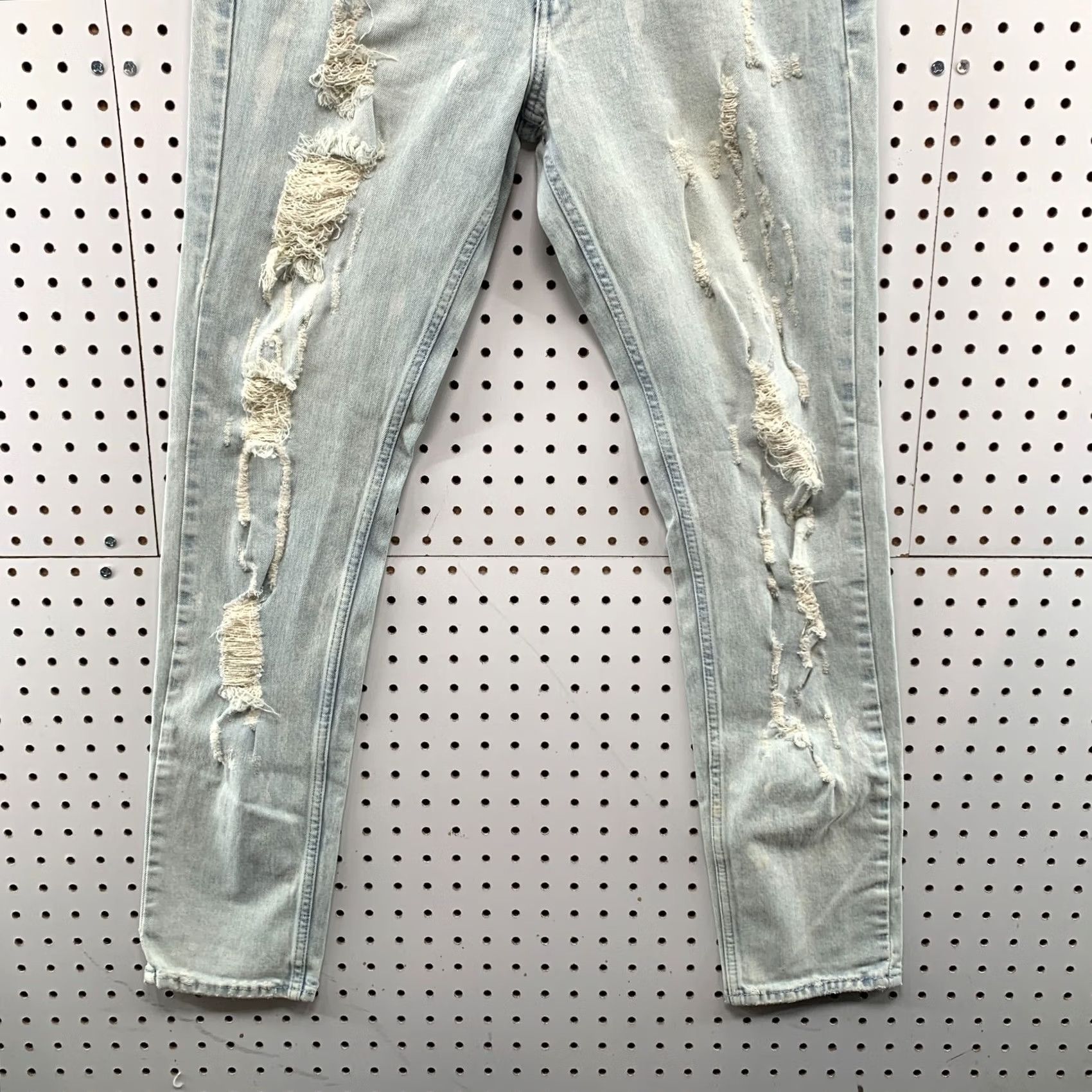 Pacsun PacSun Jeans Mens Size 32x32 Fits 32x30 Distressed Denim Comfort Stretch Skinny Size US 32 / EU 48 - 3 Thumbnail