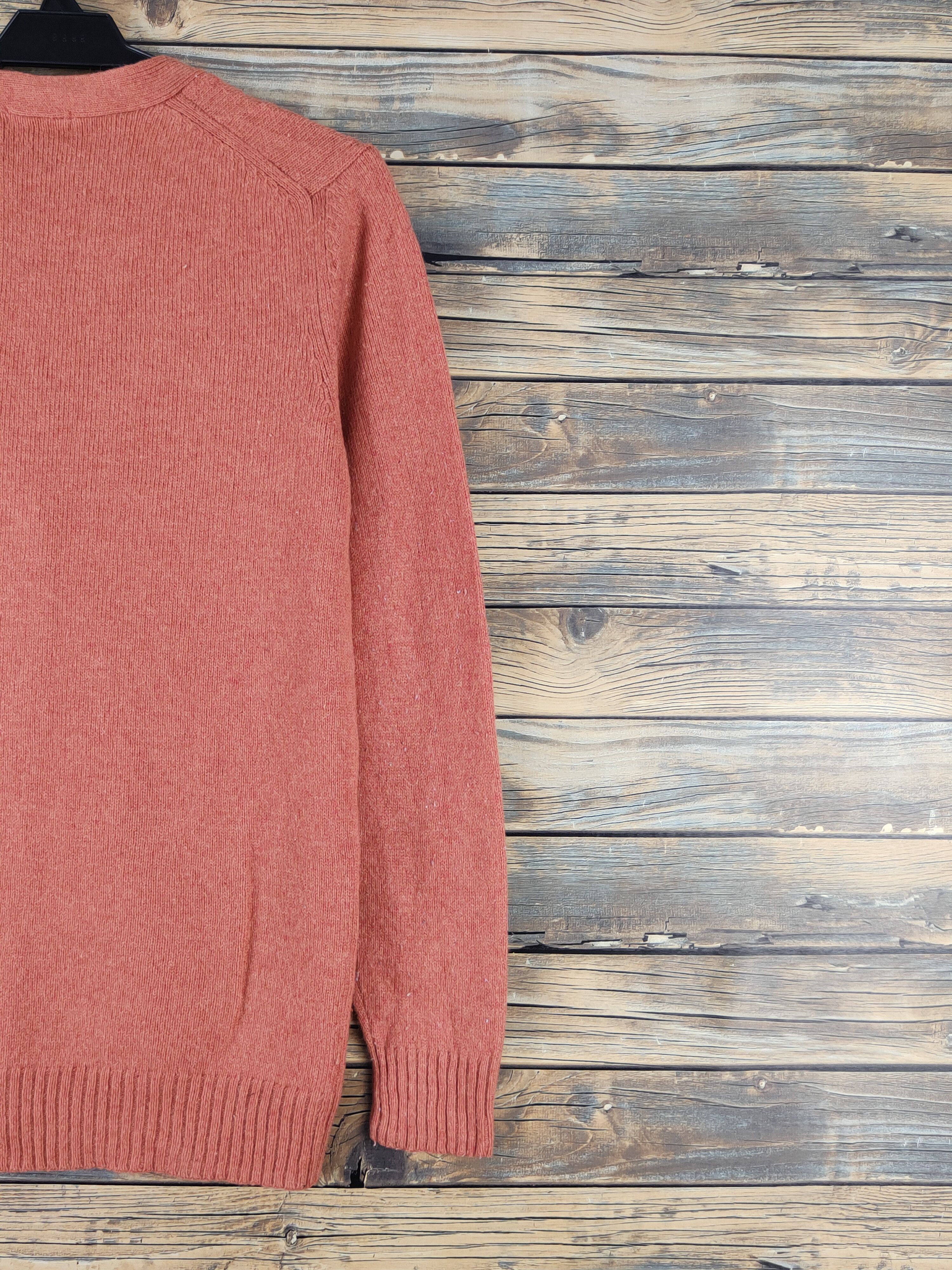 Homespun Knitwear × Japanese Brand Uniqlo japan Orange Knitwear Cardigan #W1195 Size US M / EU 48-50 / 2 - 9 Thumbnail