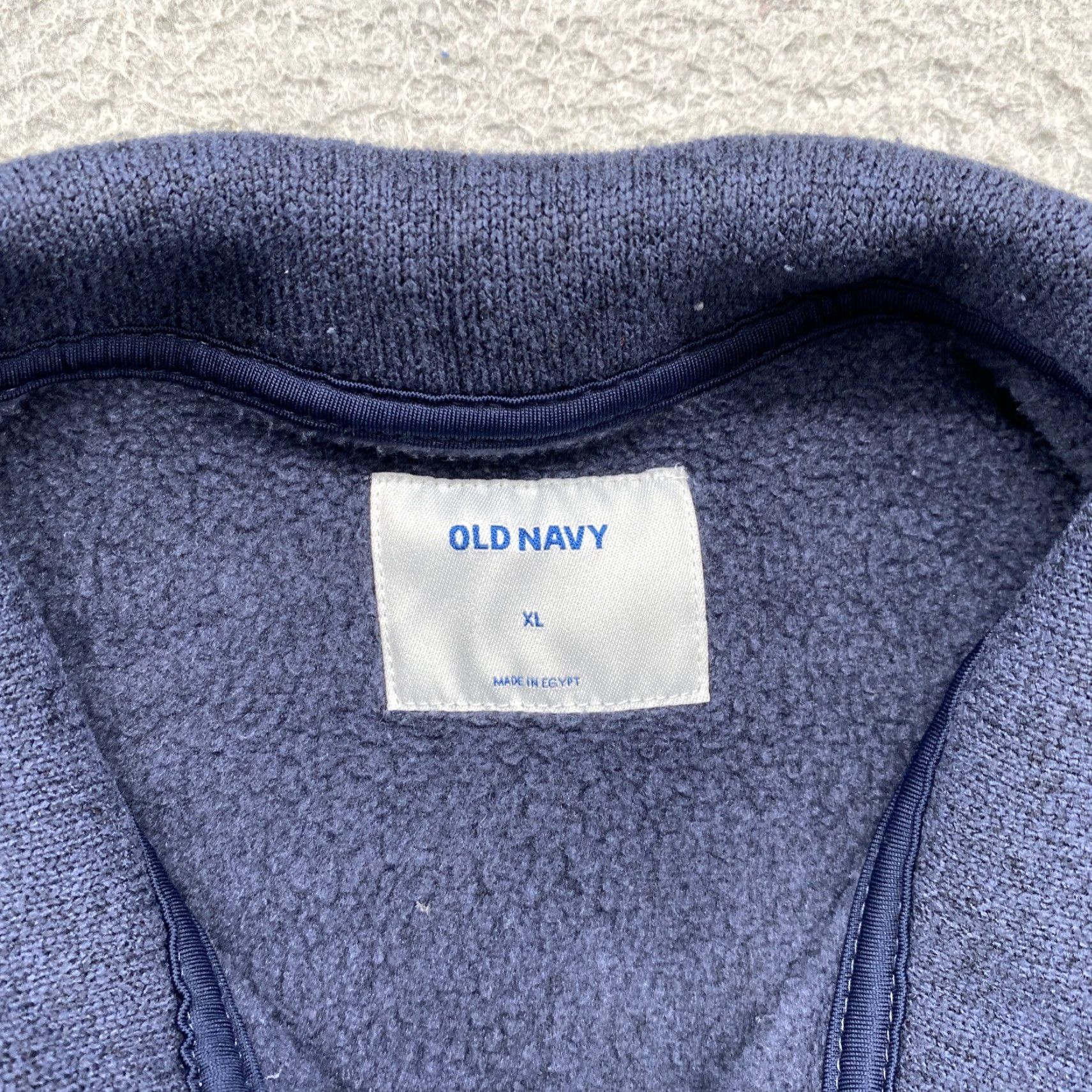 Old Navy Old Navy Mens Blue 1/4 Zip Fleece Sweater Jacket XL Size US XL / EU 56 / 4 - 2 Thumbnail