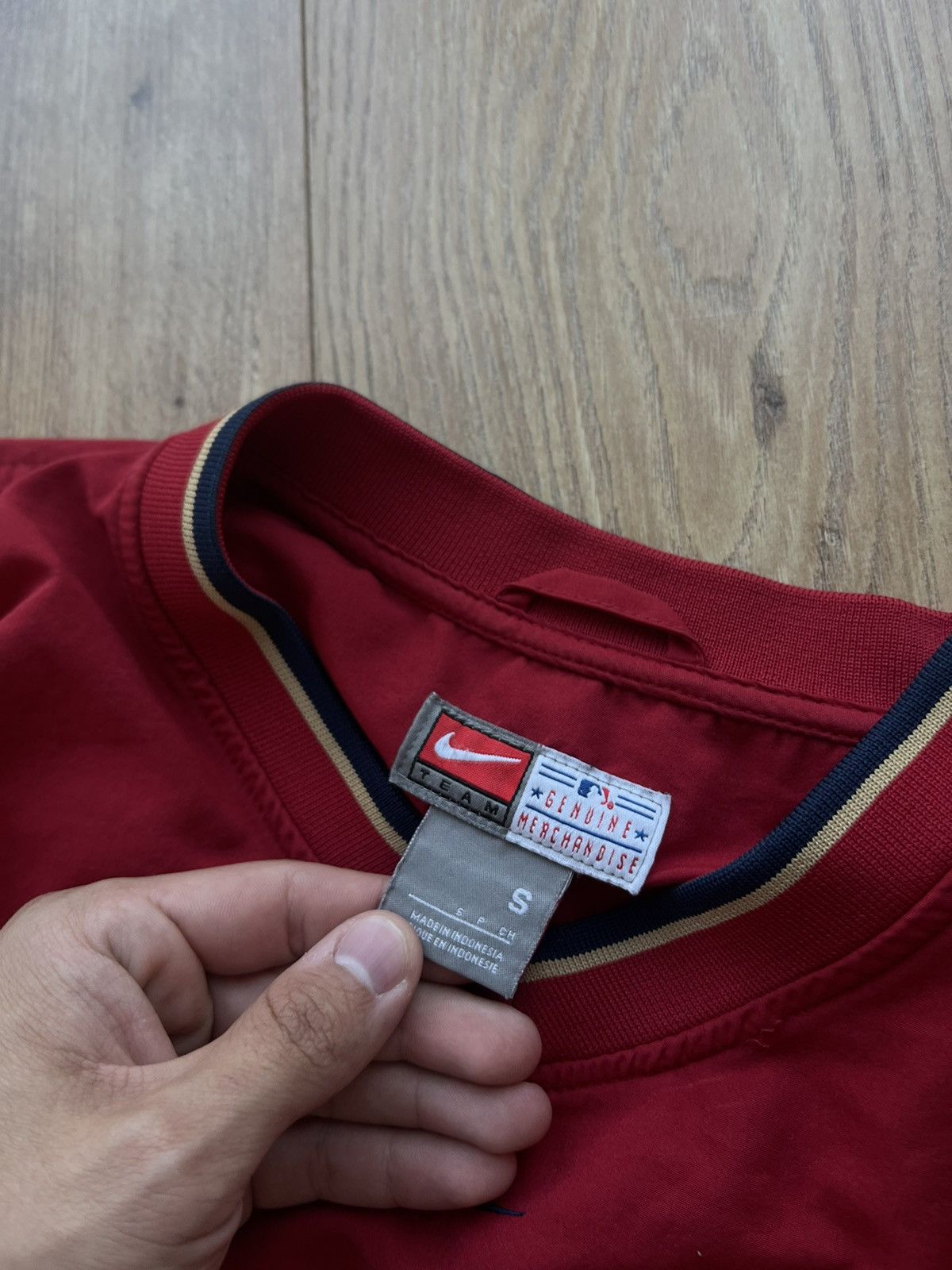 Nike 00’s NIKE WASHINGTON NATIONALS CENTR SWOOSH V-NECK CREWNECK Size US S / EU 44-46 / 1 - 7 Thumbnail