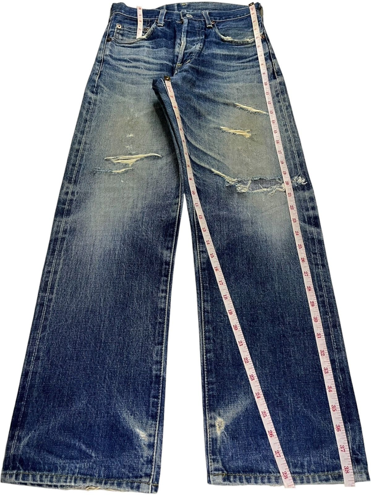 Vintage 80s Levis 503B Big E Selvedge Mud Wash Baggy Jeans