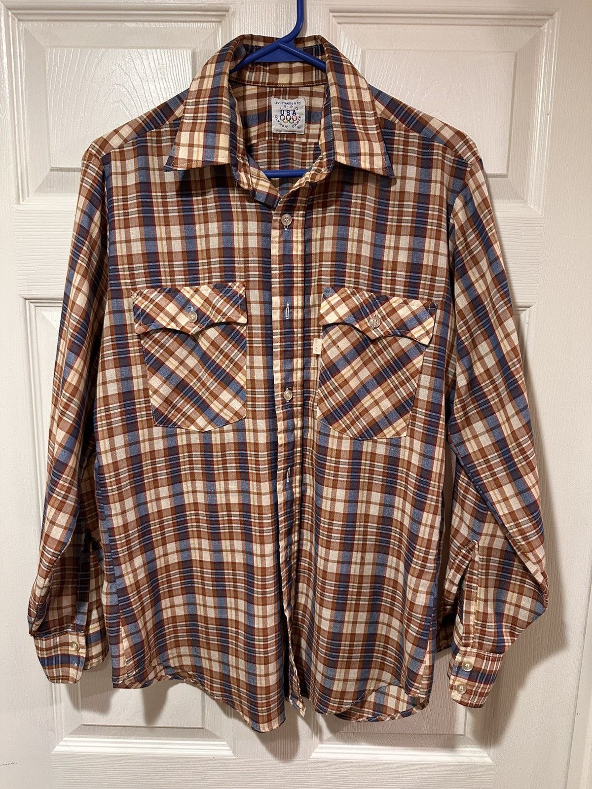 Levi's Vintage Clothing Levi’s vintage 1980 olympics shirt Size US M / EU 48-50 / 2 - 1 Thumbnail