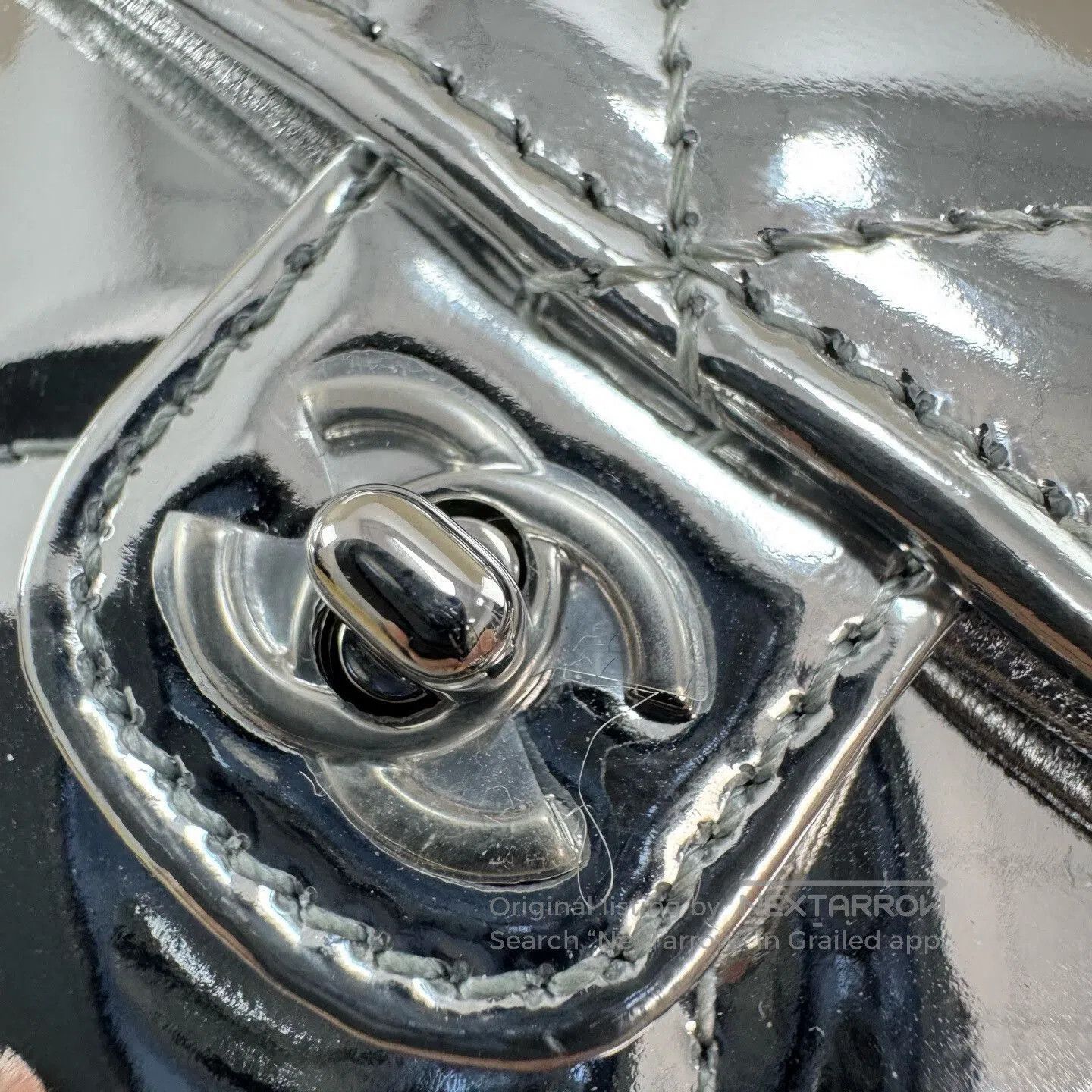 Chanel Chanel 25k Mini Silver Handle Flap Bag. Size ONE SIZE - 7 Thumbnail
