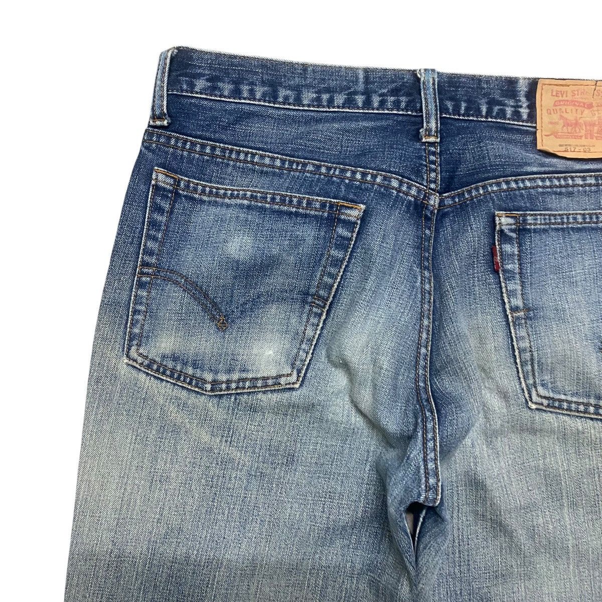 Levi's Vintage Levis 517 Faded Blue Flare Jeans Size US 32 / EU 48 - 10 Thumbnail