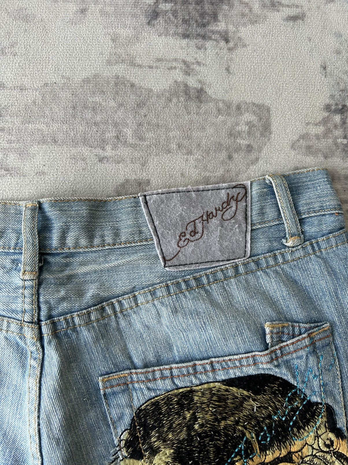 Ed Hardy 💥Ed Hardy Design Embroidery Two Tiger💥 Size US 36 / EU 52 - 12 Thumbnail