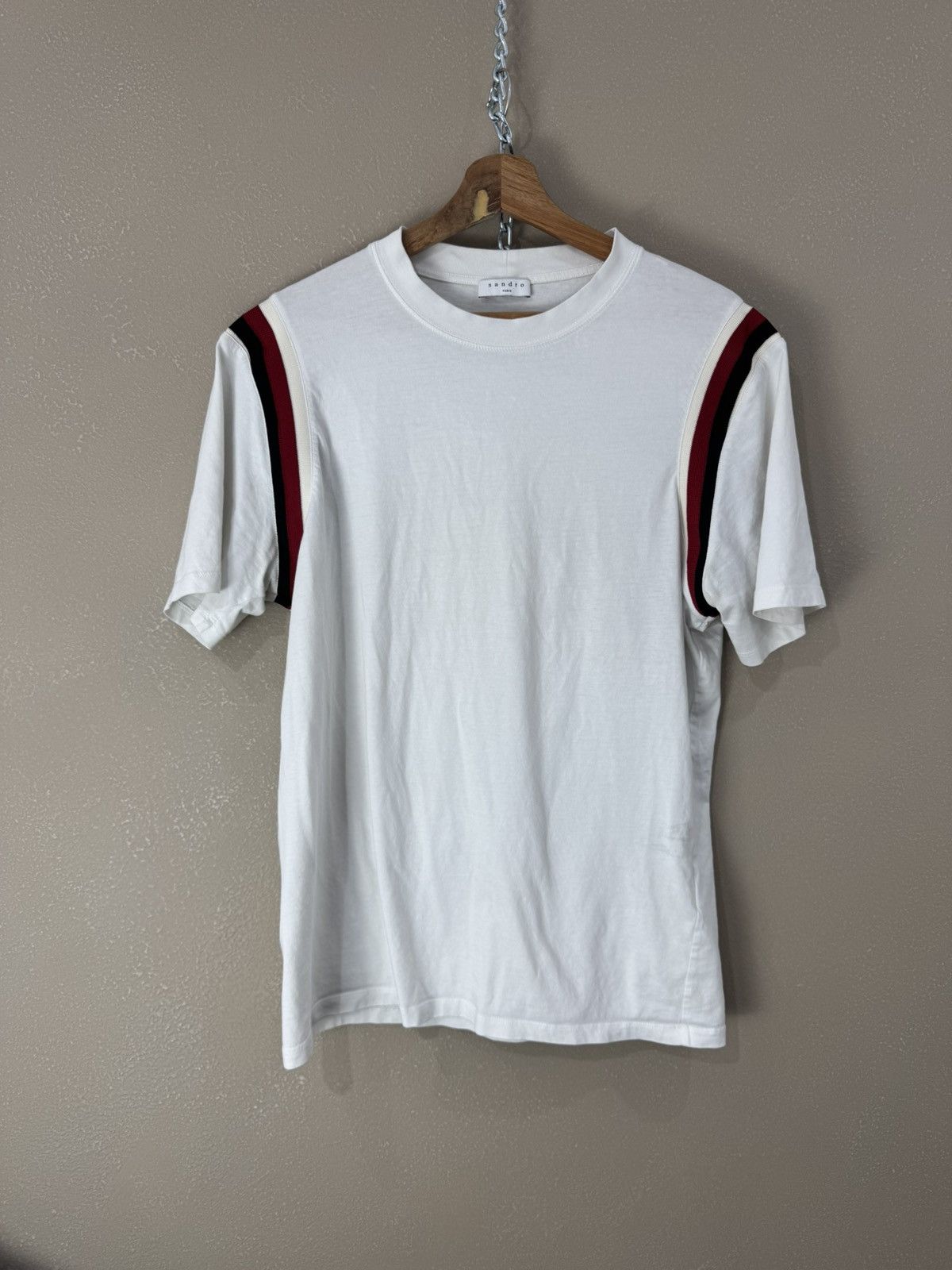 Sandro Sandro Paris Men T-Shirt 100% cotton Size US L / EU 52-54 / 3 - 1 Thumbnail