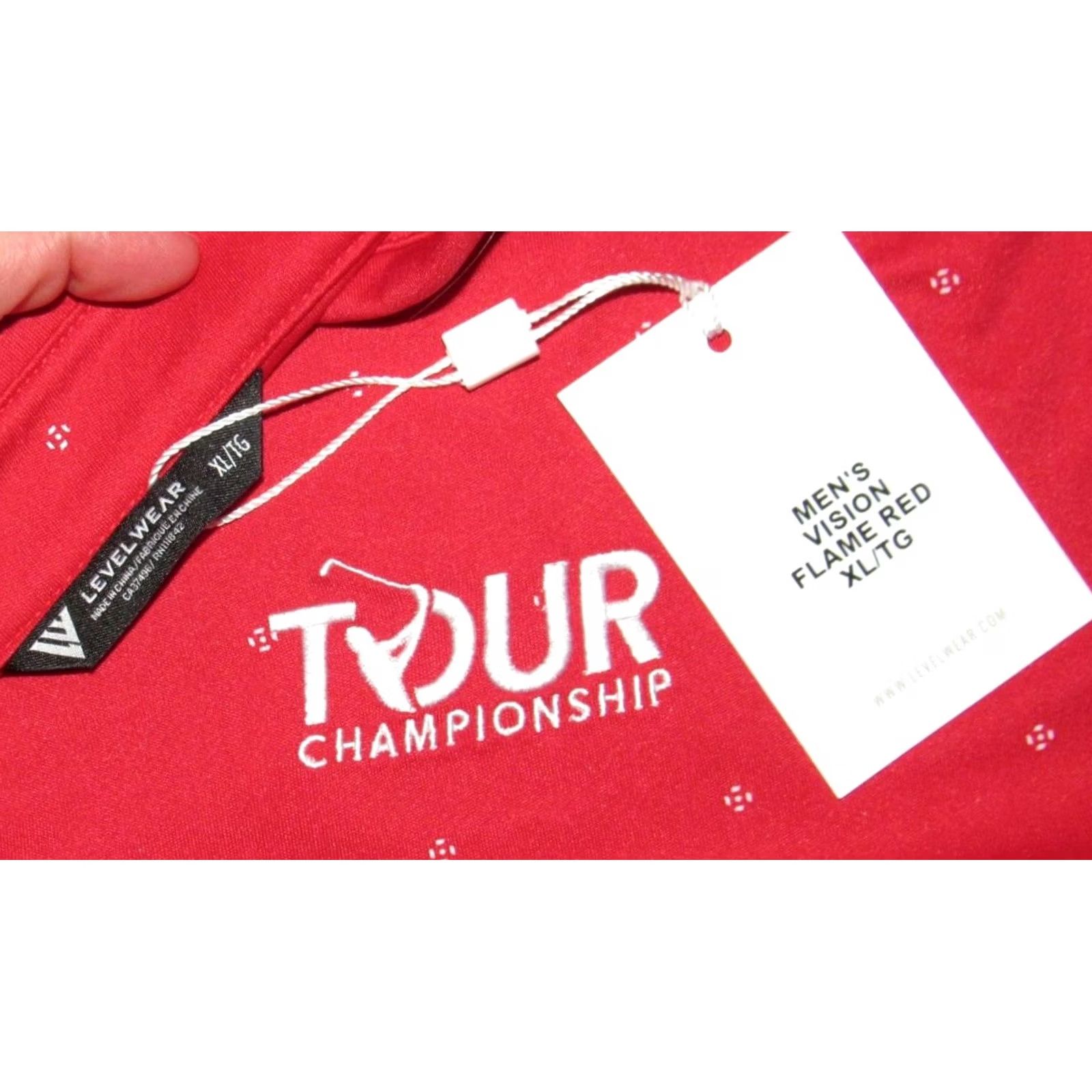 Footjoy LEVELWEAR East Lake Tour Championship Polo Shirt XL Mens NWT Red Size US XL / EU 56 / 4 - 3 Thumbnail