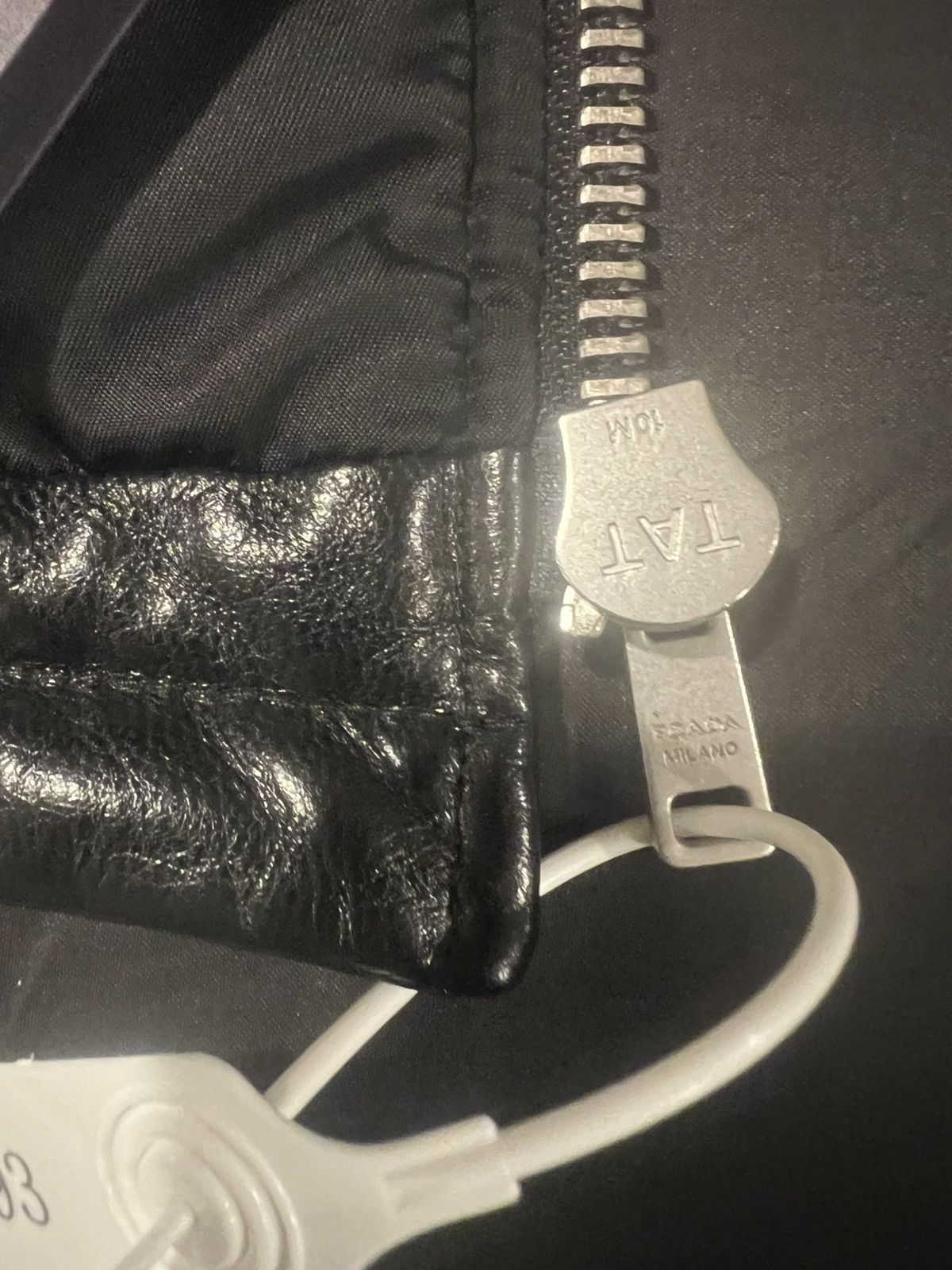 Prada Prada raf simons triangle leather jacket. S. $12500 Size US S / EU 44-46 / 1 - 10 Thumbnail