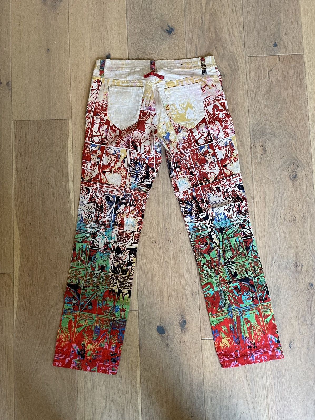 Jean Paul Gaultier Jean Paul Gaultier JPG Jeans FW95 archive comics porn jeans Size US 26 / EU 42 - 7 Thumbnail