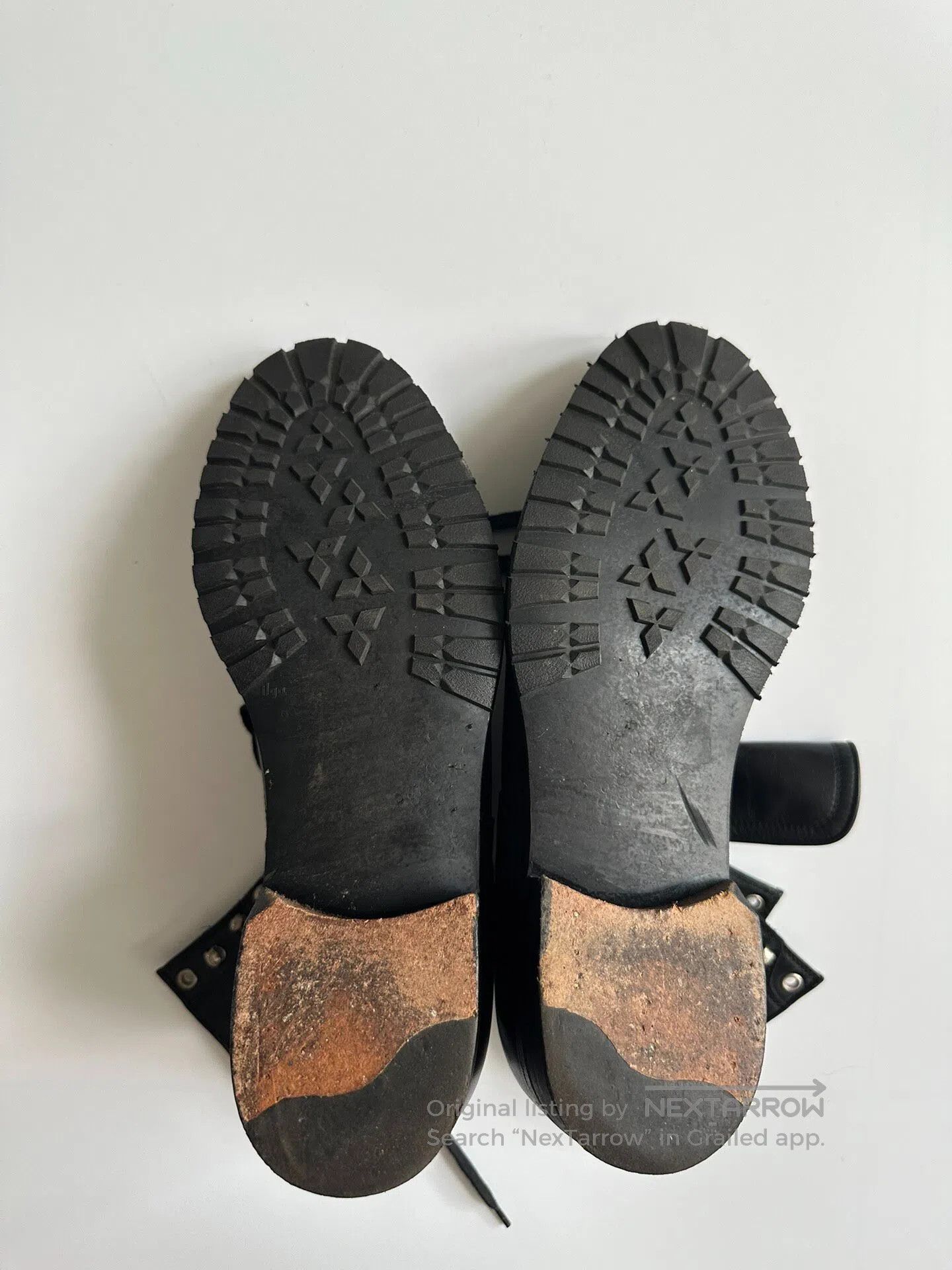 Dries Van Noten DRIES VAN NOTEN High-top military boots; Leather shoes| Size US 9 / EU 42 - 4 Thumbnail