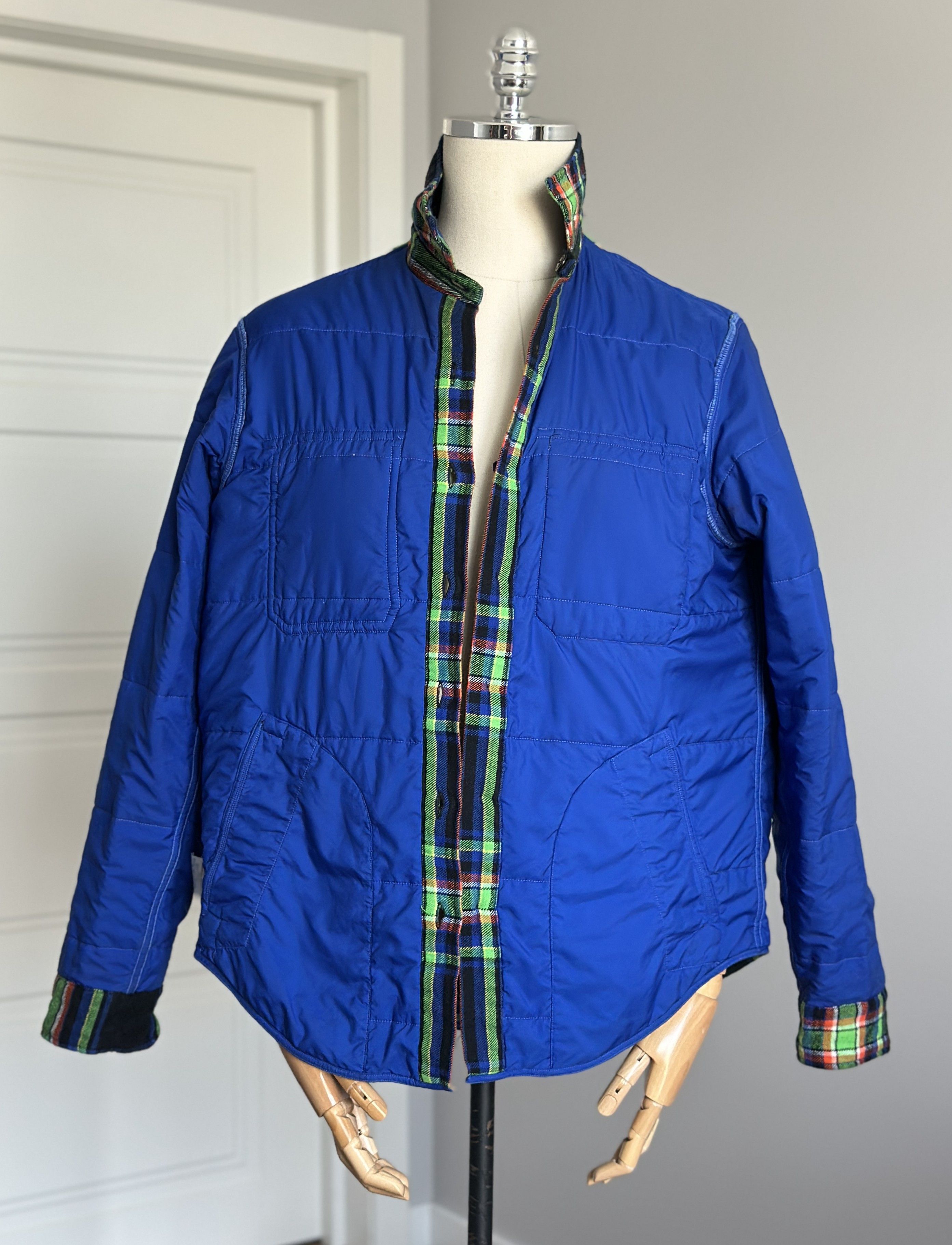 Polo Ralph Lauren POLO RALPH LAUREN Green Plaid Flannel Button Up Shirt Jacket Size US L / EU 52-54 / 3 - 25 Thumbnail