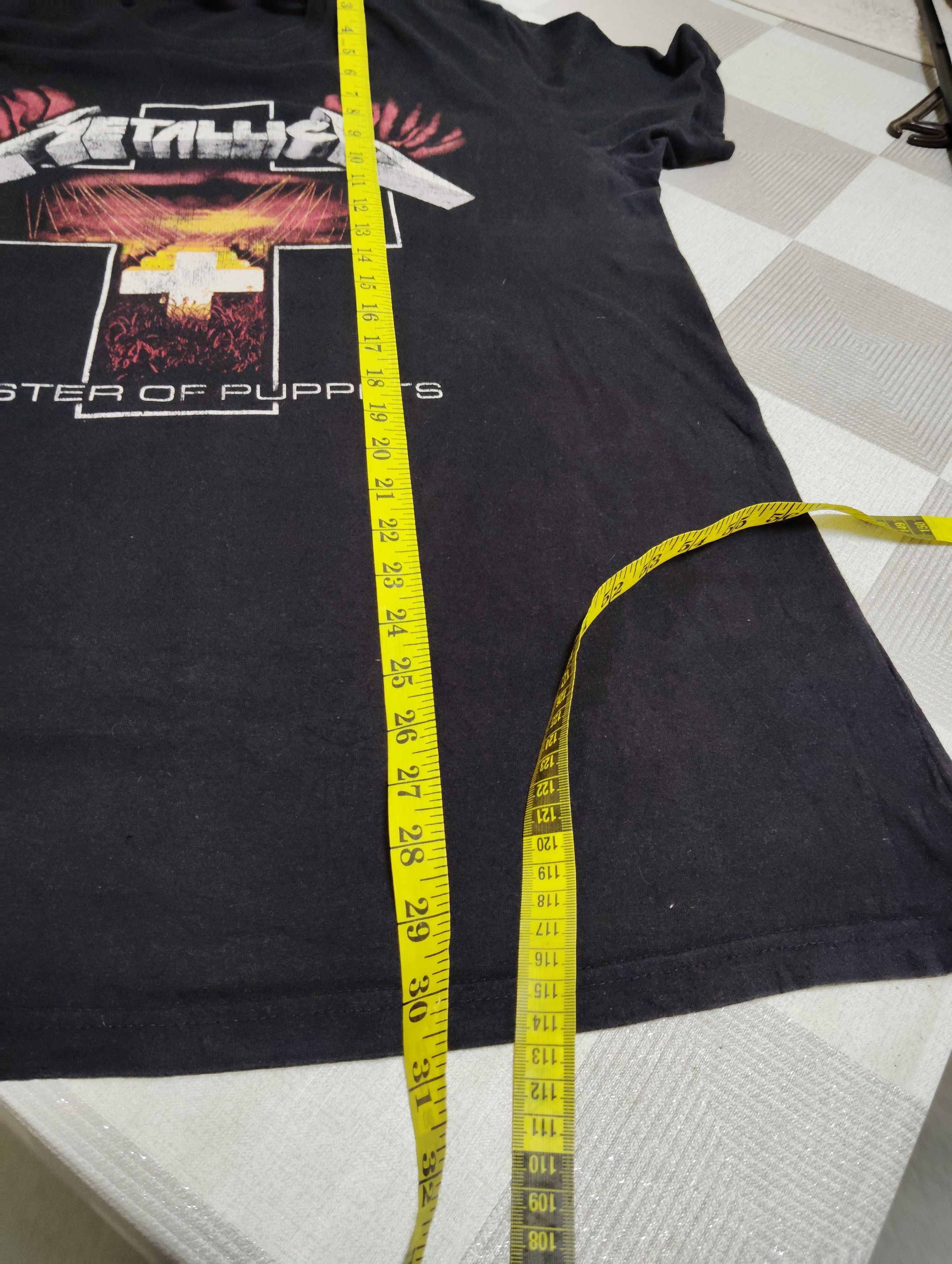 Band Tees METALICA MASTER OF PUPPETS ORIGINAL MERCHANDISE Size US L / EU 52-54 / 3 - 5 Thumbnail