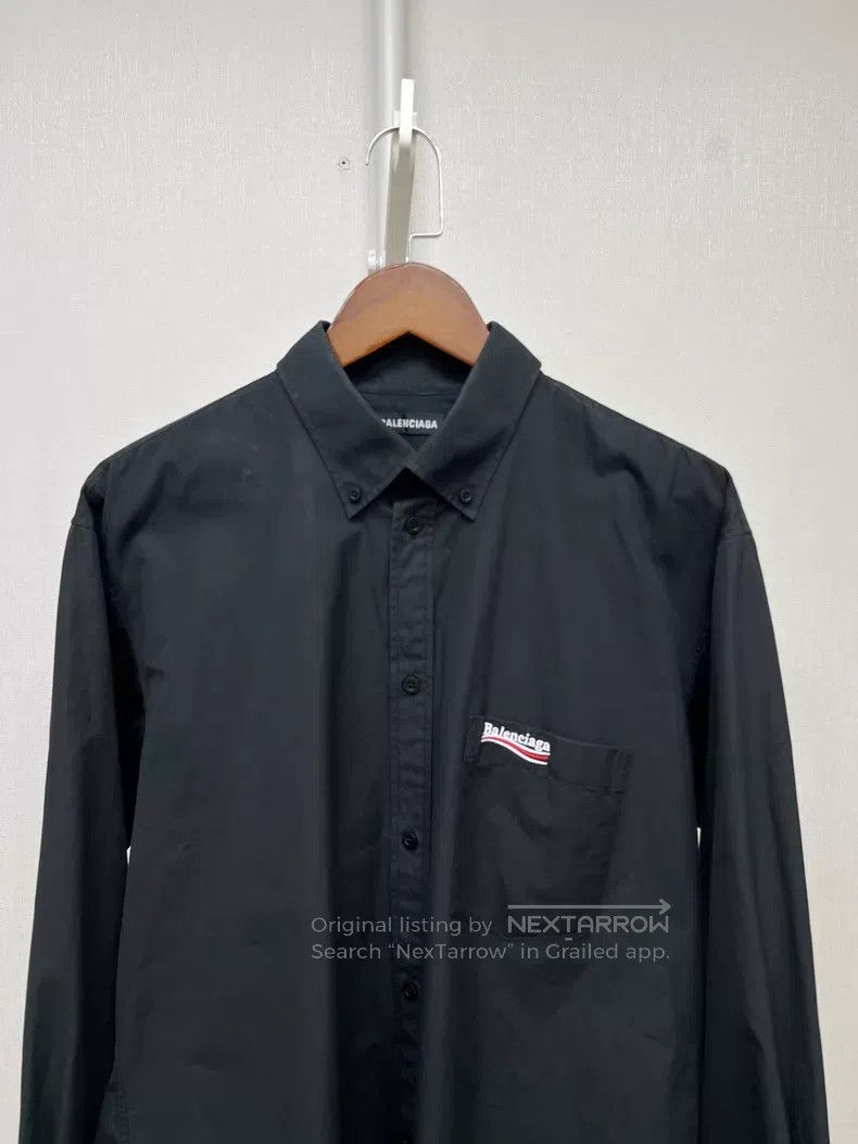 Balenciaga Balenciaga Black Coke Shirt Size XS / US 0-2 / IT 36-38 - 3 Thumbnail