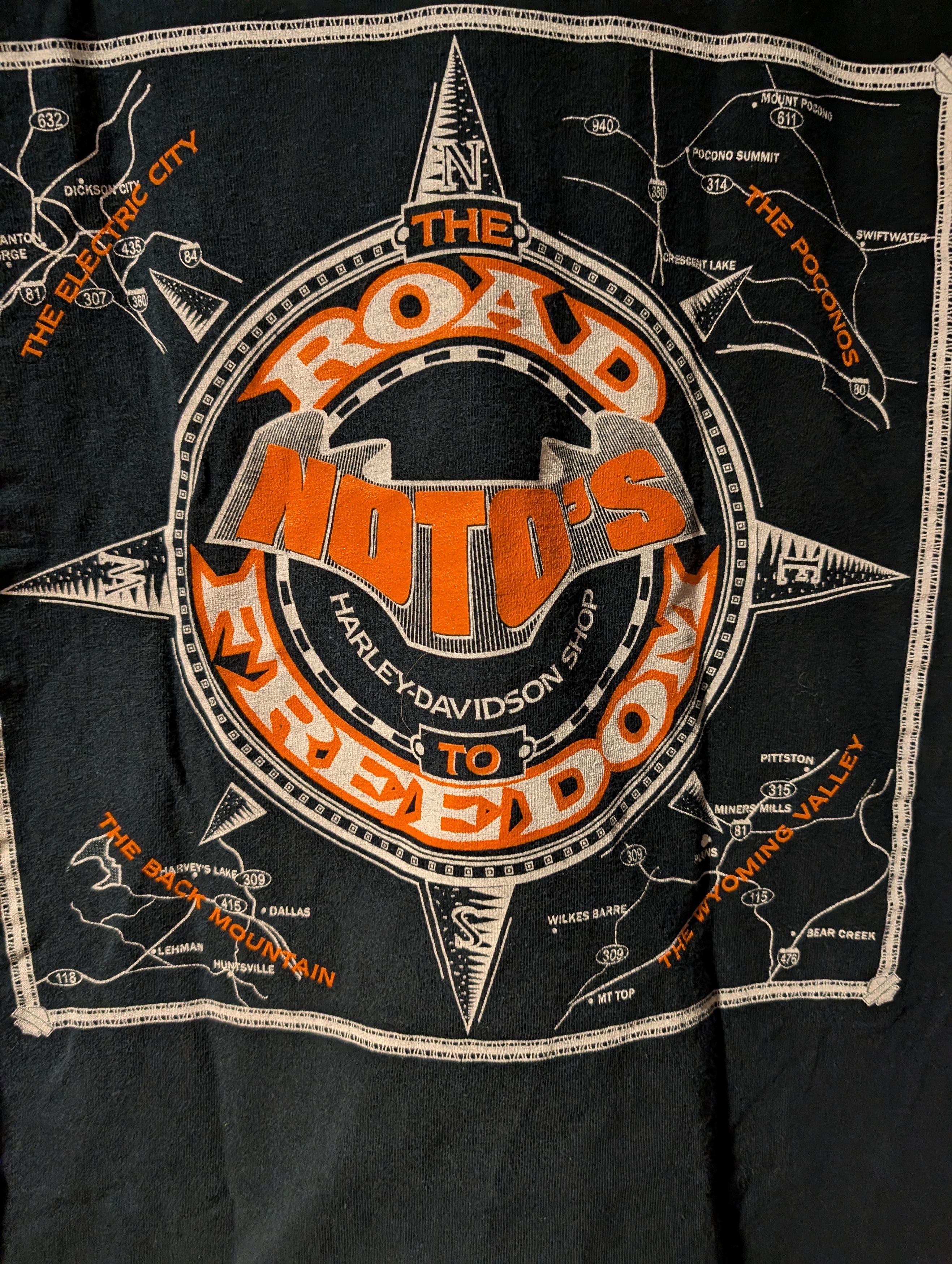 Harley Davidson Vintage Y2K Harley Davidson Noto's Pennsylvania T-Shirt Size US M / EU 48-50 / 2 - 2 Thumbnail