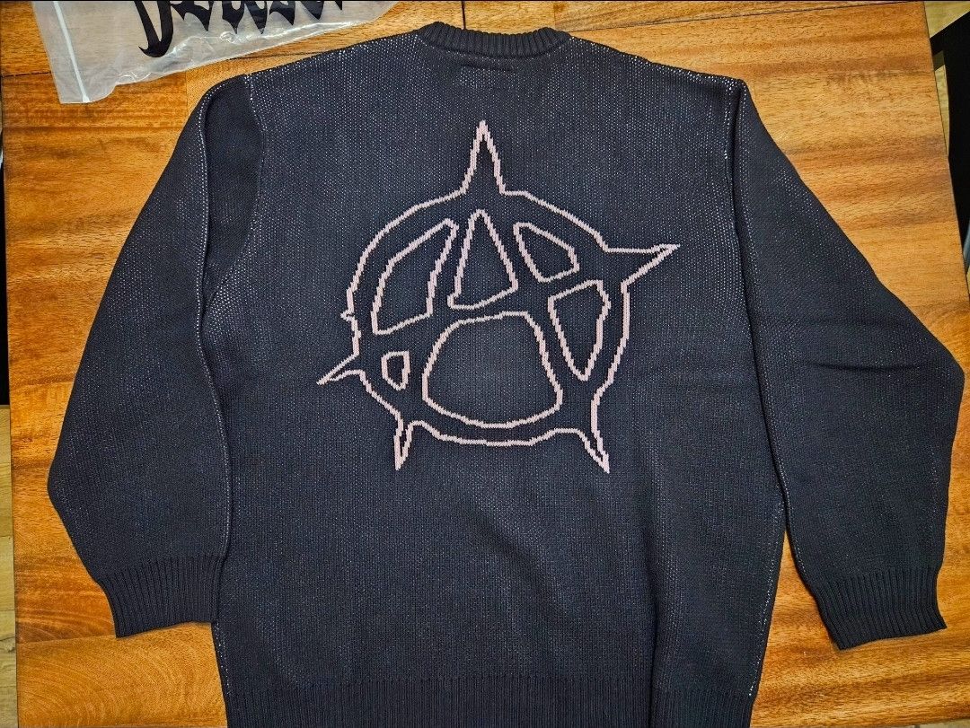 Revenge Revenge Anarchy Knit Black/Pink Size US XL / EU 56 / 4 - 2 Thumbnail