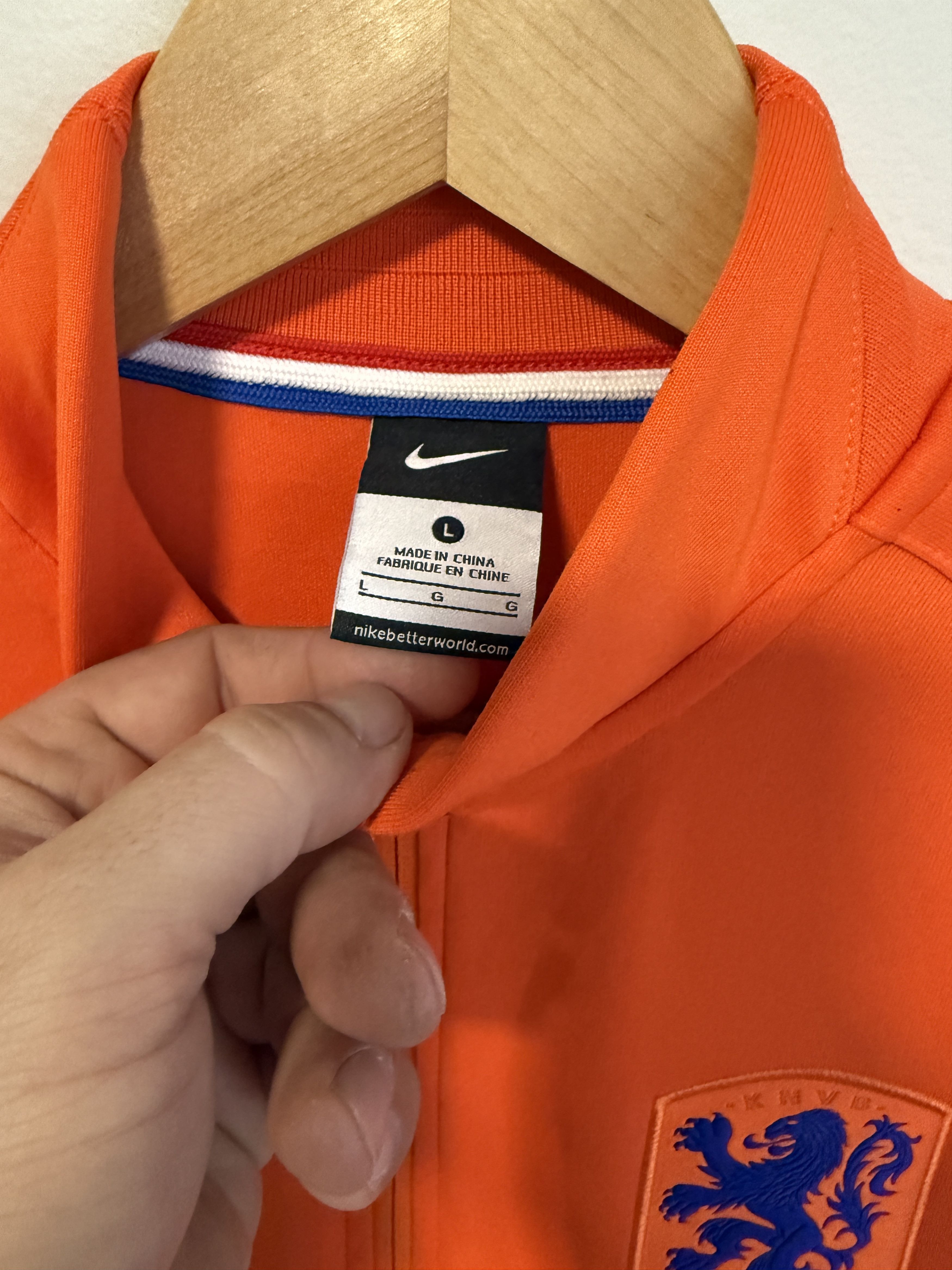 Nike 2016-17 Netherlands Nike Track Jacket Size US L / EU 52-54 / 3 - 5 Thumbnail