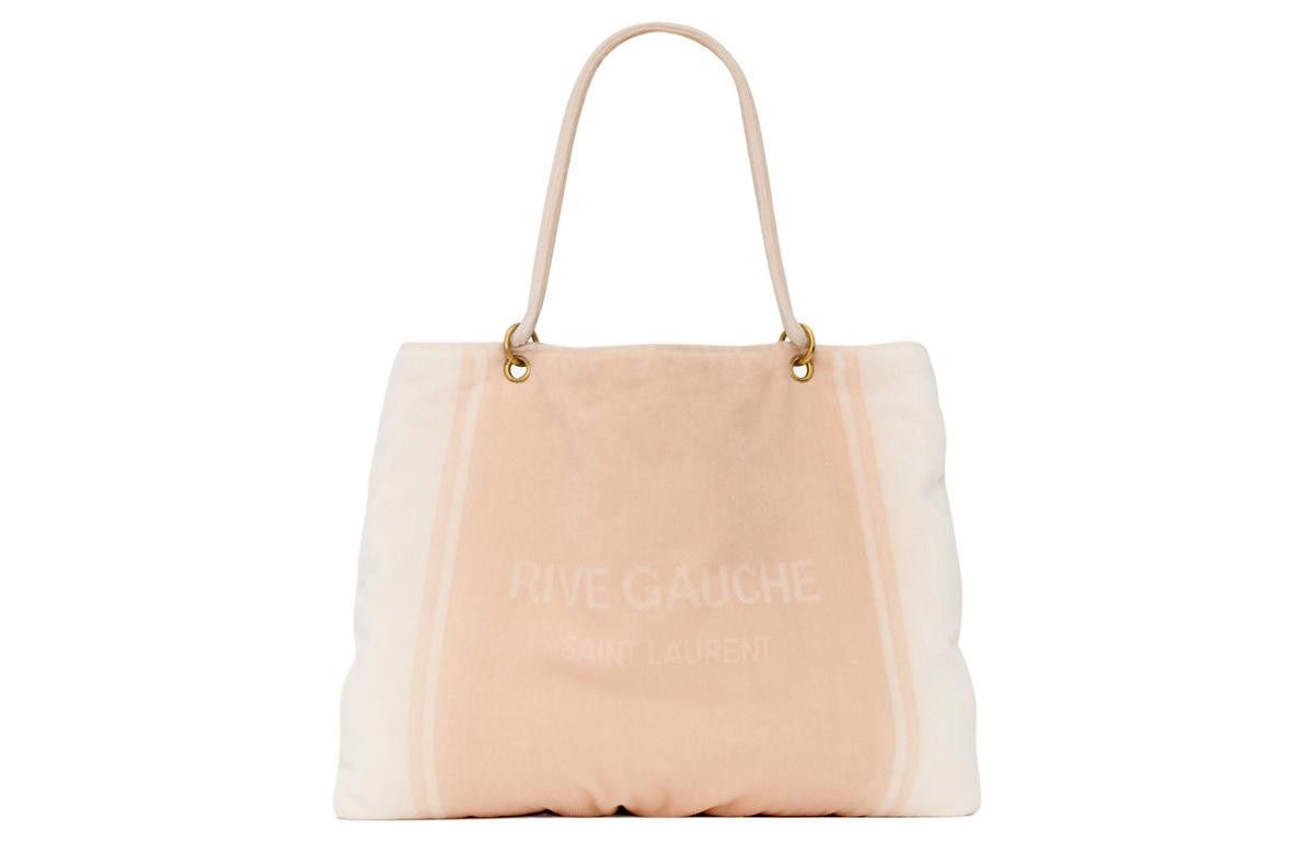 Saint Laurent Paris o1bcso1str1225 Size:OS/Rive Gauche Towel Bag in White/Cream Size ONE SIZE - 1 Preview
