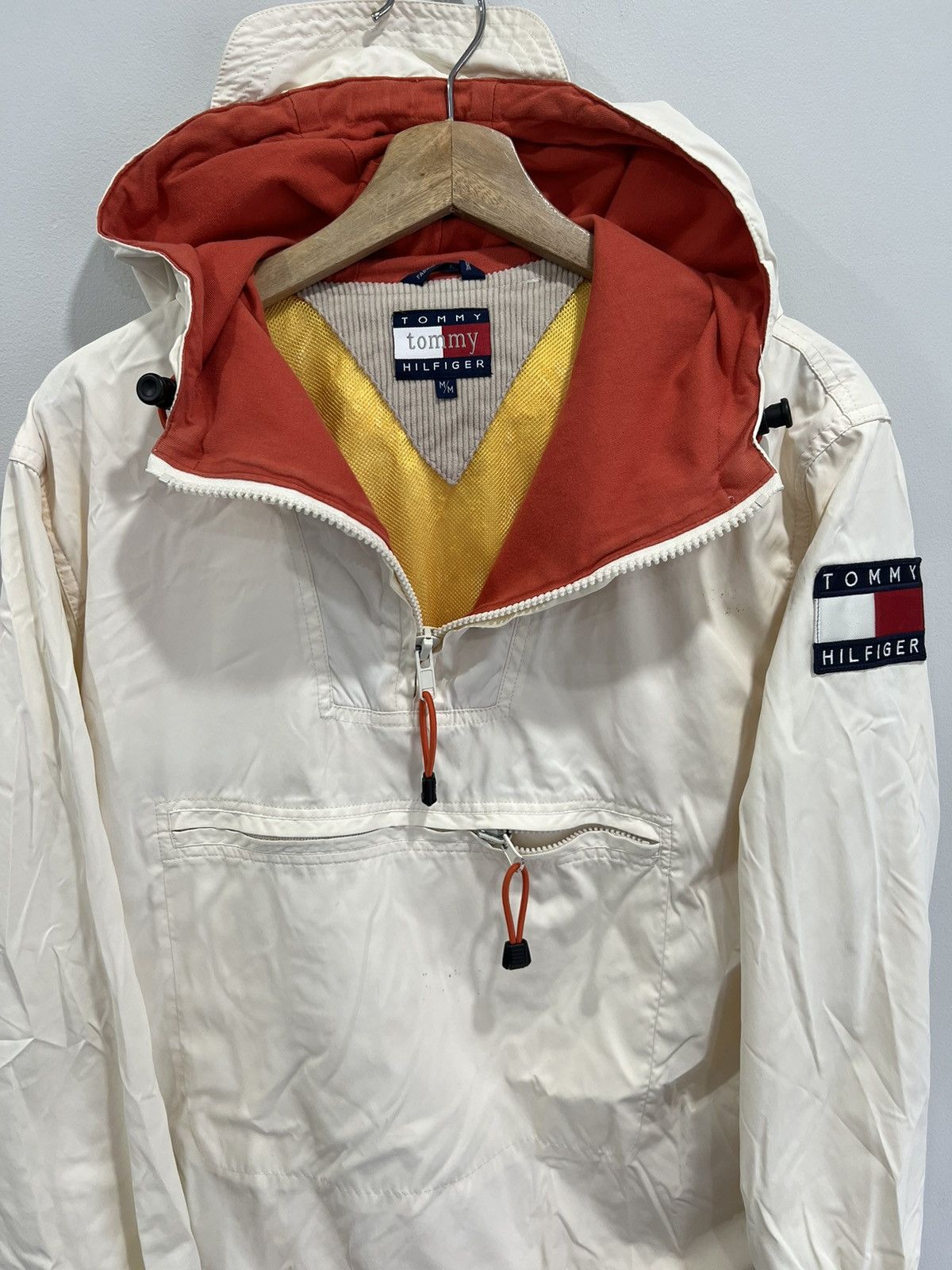 Tommy Hilfiger Vintage Womens Tommy Hilfiger Pullover Jacket 90s Size M / US 6-8 / IT 42-44 - 5 Thumbnail