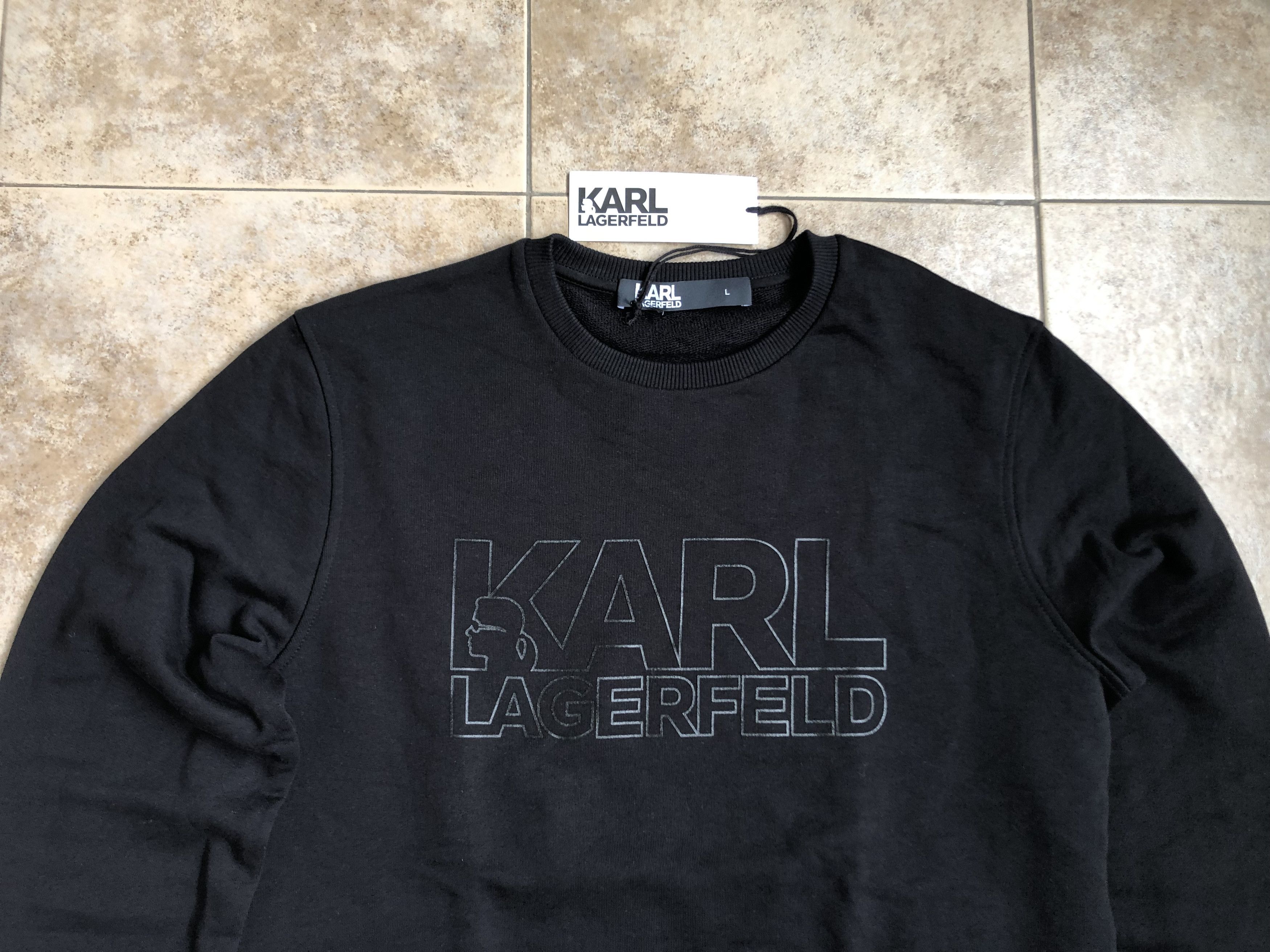 Karl Lagerfeld Karl Lagerfeld Big Logo Sweatshirt L Size US L / EU 52-54 / 3 - 2 Thumbnail