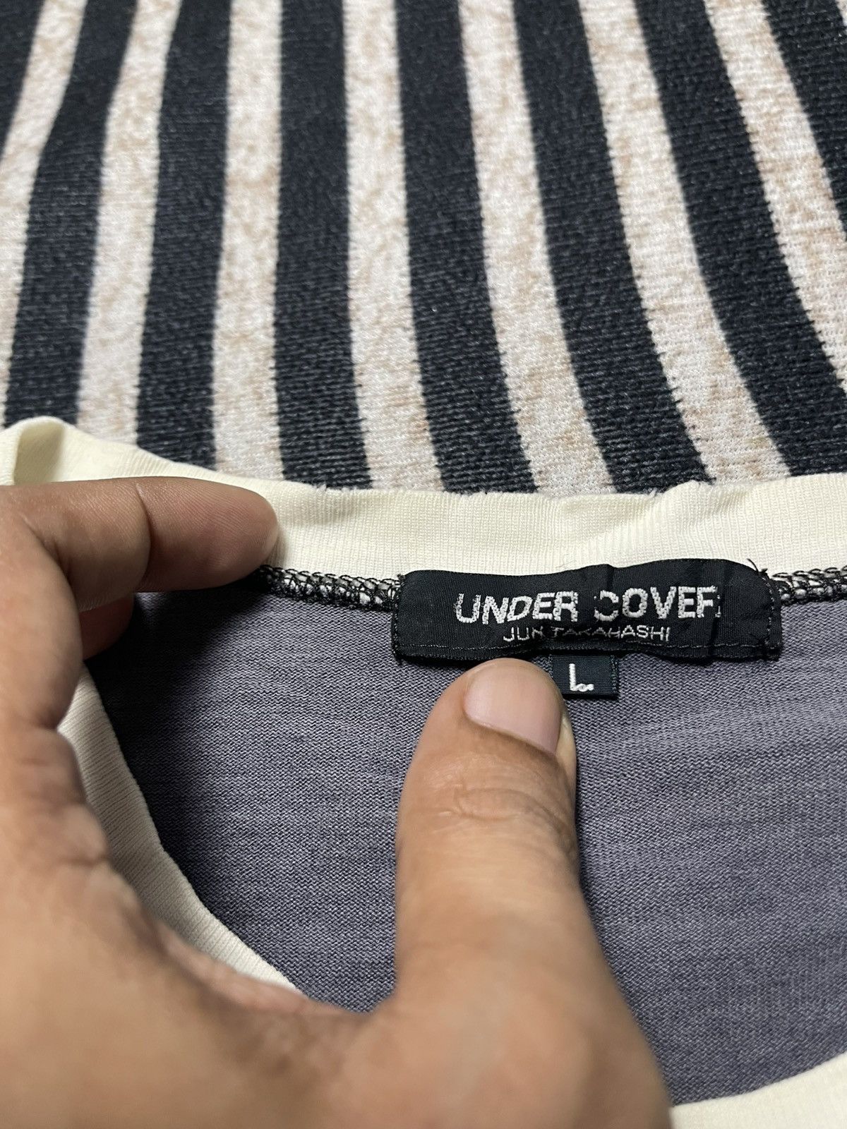 Undercover SS95 UNDERCOVER “UNDER THE PAVING STONES LIES THE BEACH”TEES Size US L / EU 52-54 / 3 - 12 Thumbnail