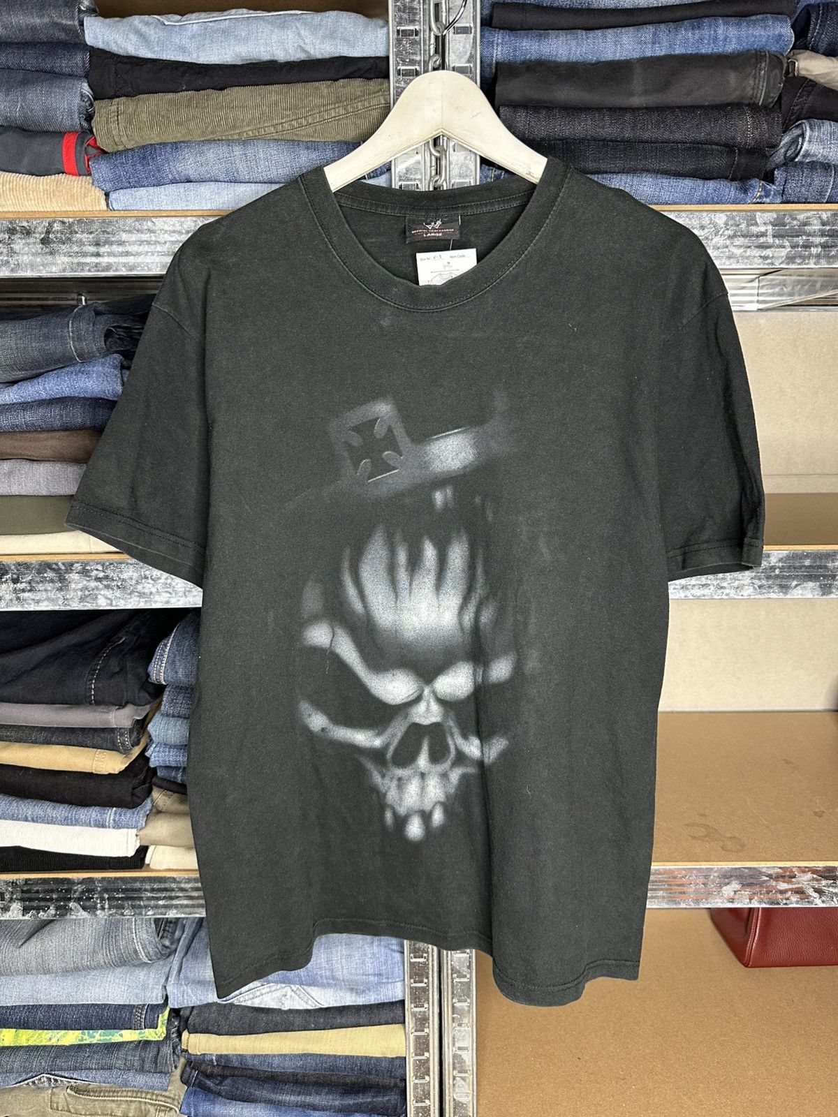 WWE Wwe Wwf Vintage Y2K King of Kings Skull Wrestling T-shirt Size US L / EU 52-54 / 3 - 1 Thumbnail