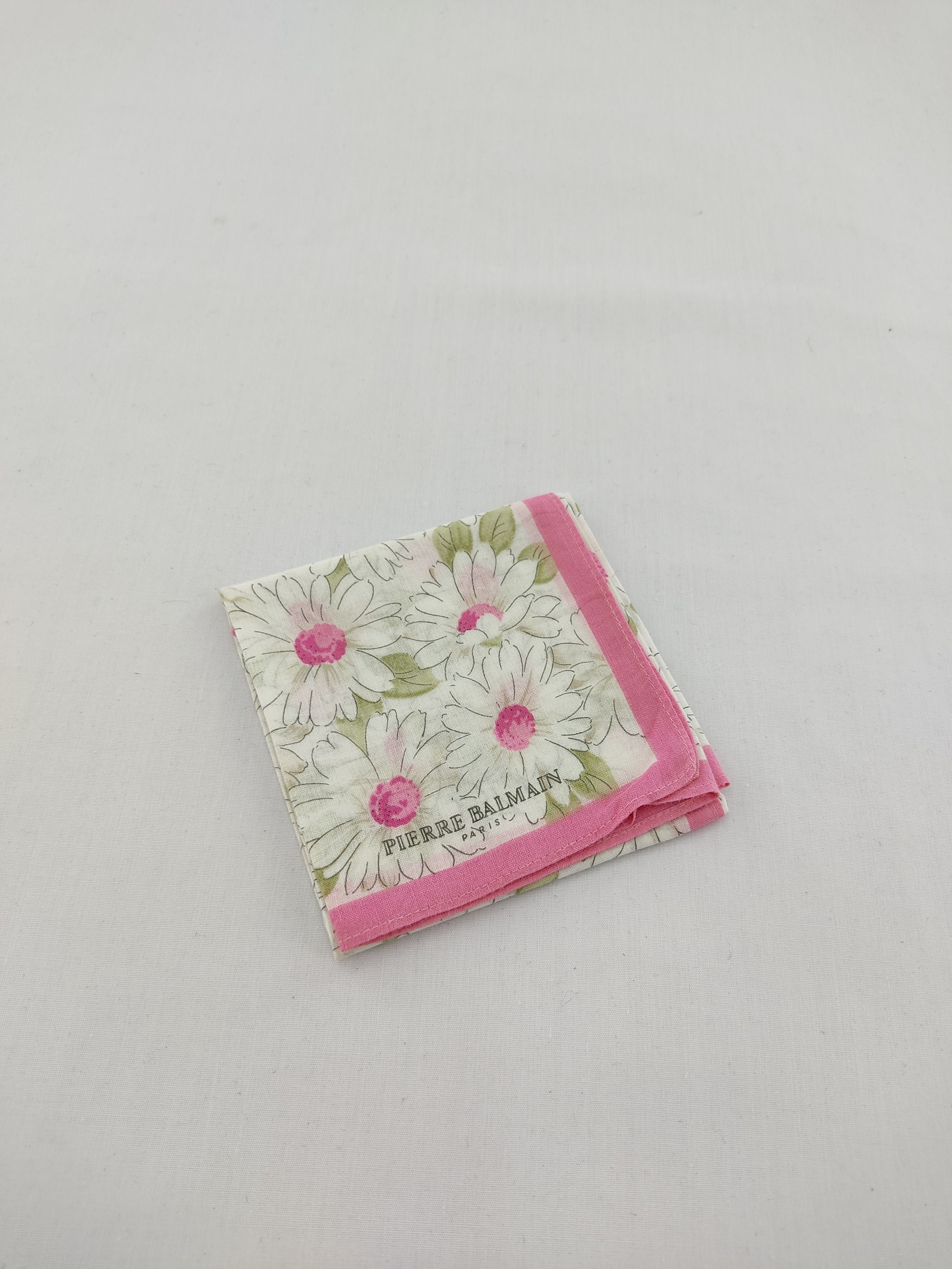 Pierre Balmain × Vintage Vintage Pierre Balmain Handkerchief / Neckwear / Bandana Size ONE SIZE - 2 Thumbnail