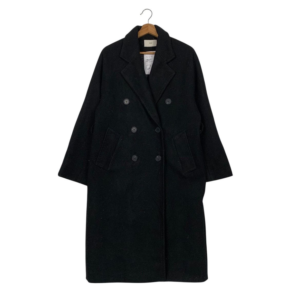 Japanese Brand Japanese Brand Ohotoro Double Breasted Black Coat Size US M / EU 48-50 / 2 - 1 Thumbnail
