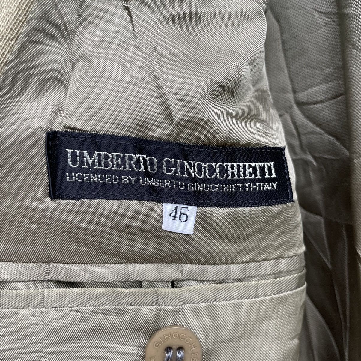 Vintage 💥Vintage Umberto Ginocchietti Double Collar Blazer Jacket Size US M / EU 48-50 / 2 - 8 Thumbnail