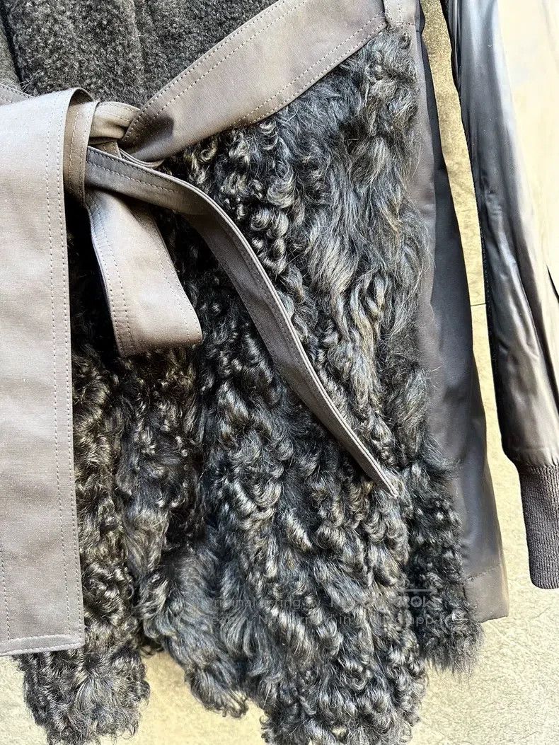 Rick Owens RICK OWENS Shearling Fleece and Down Jacket Size US M / EU 48-50 / 2 - 2 Thumbnail