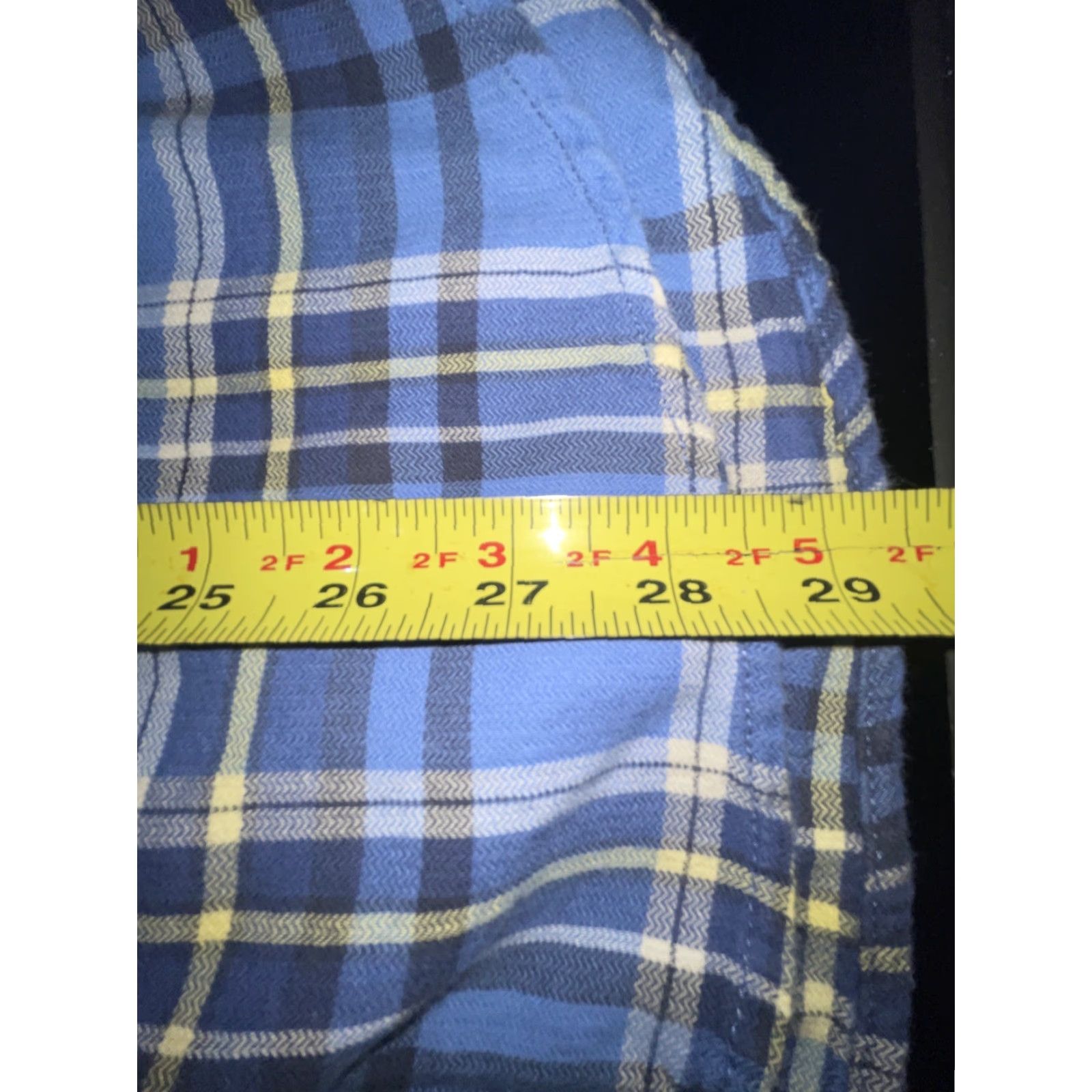 American Eagle Outfitters American Eagle Shirt Adult Large Blue Yellow Button Up Long Sleeve Mens Athletic Button-Front Plaid Closure Collared EUC Regular Size L Mens Size US L / EU 52-54 / 3 - 7 Thumbnail