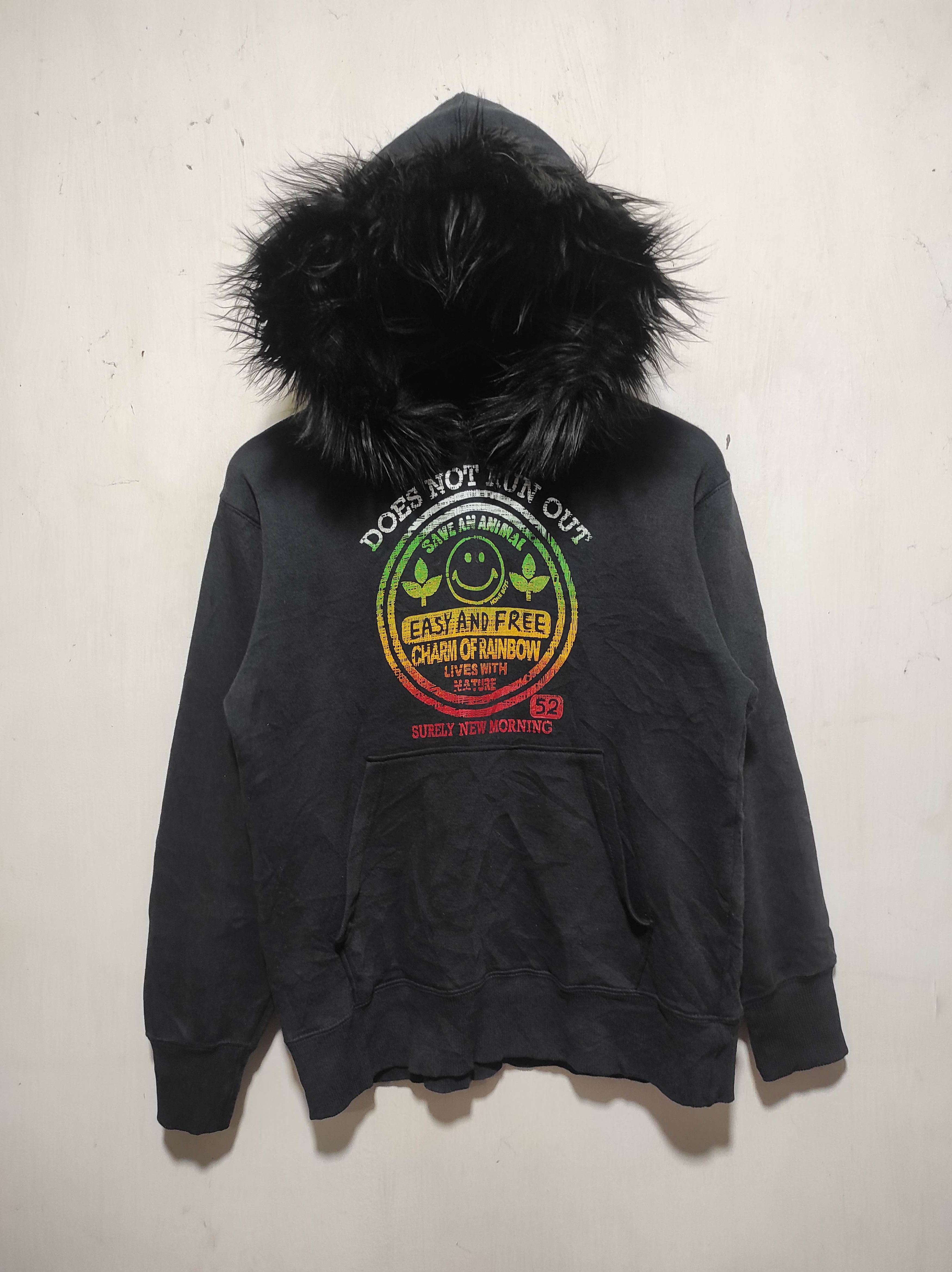 Hysteric Glamour Homeboys Fur Hoodie i6w9 LGB style Size US M / EU 48-50 / 2 - 2 Thumbnail