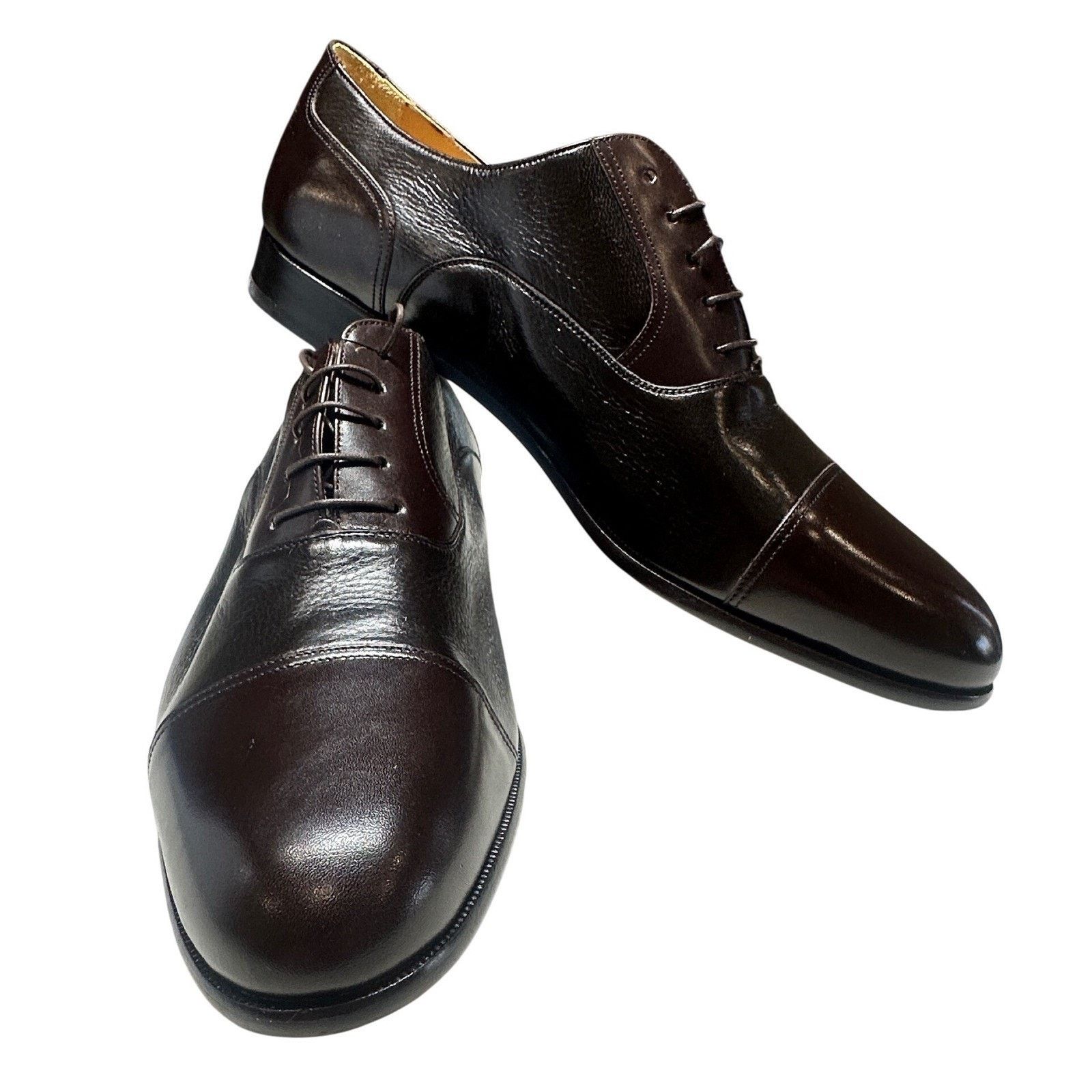 Other Massimo Emporio Oxford 13 M Brown New Leather Dress Shoes Size US 13 / EU 46 - 5 Thumbnail