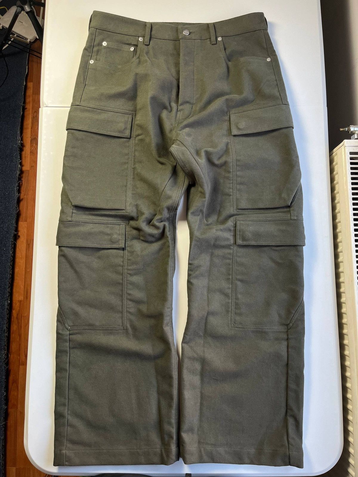 Rick Owens RICK OWENS CONCORDIANS DOUBLE CARGO JEANS Size US 33 - 3 Thumbnail