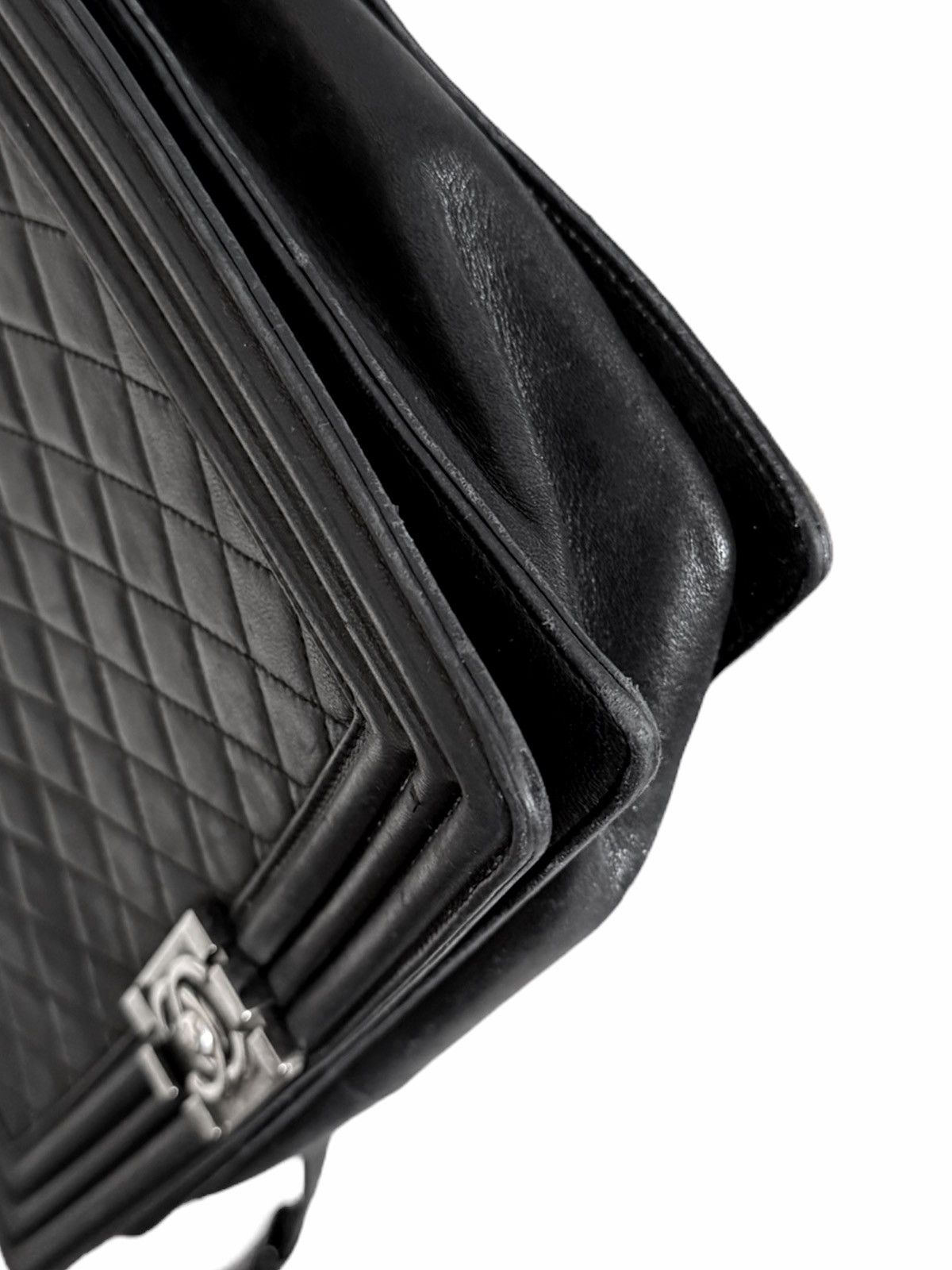Chanel $9,800 Large Caviar Boy Bag Leather Black Size ONE SIZE - 18 Thumbnail