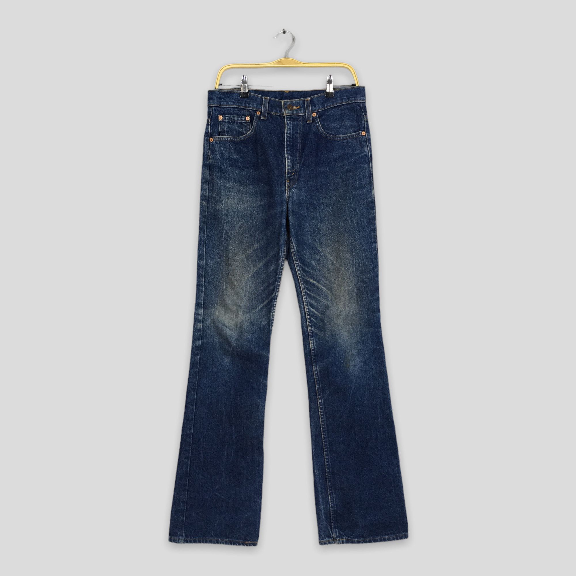 image of If Six Was Nine x Levis Size 31X34 Vintage Levi's 517 Bootcut Stonewash Blue Jeans, Men's