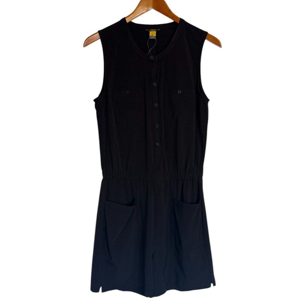 Eddie Bauer Eddie Bauer Romper Women Small Black Gorpcore Hiking Outdoor Size 29" - 1 Thumbnail