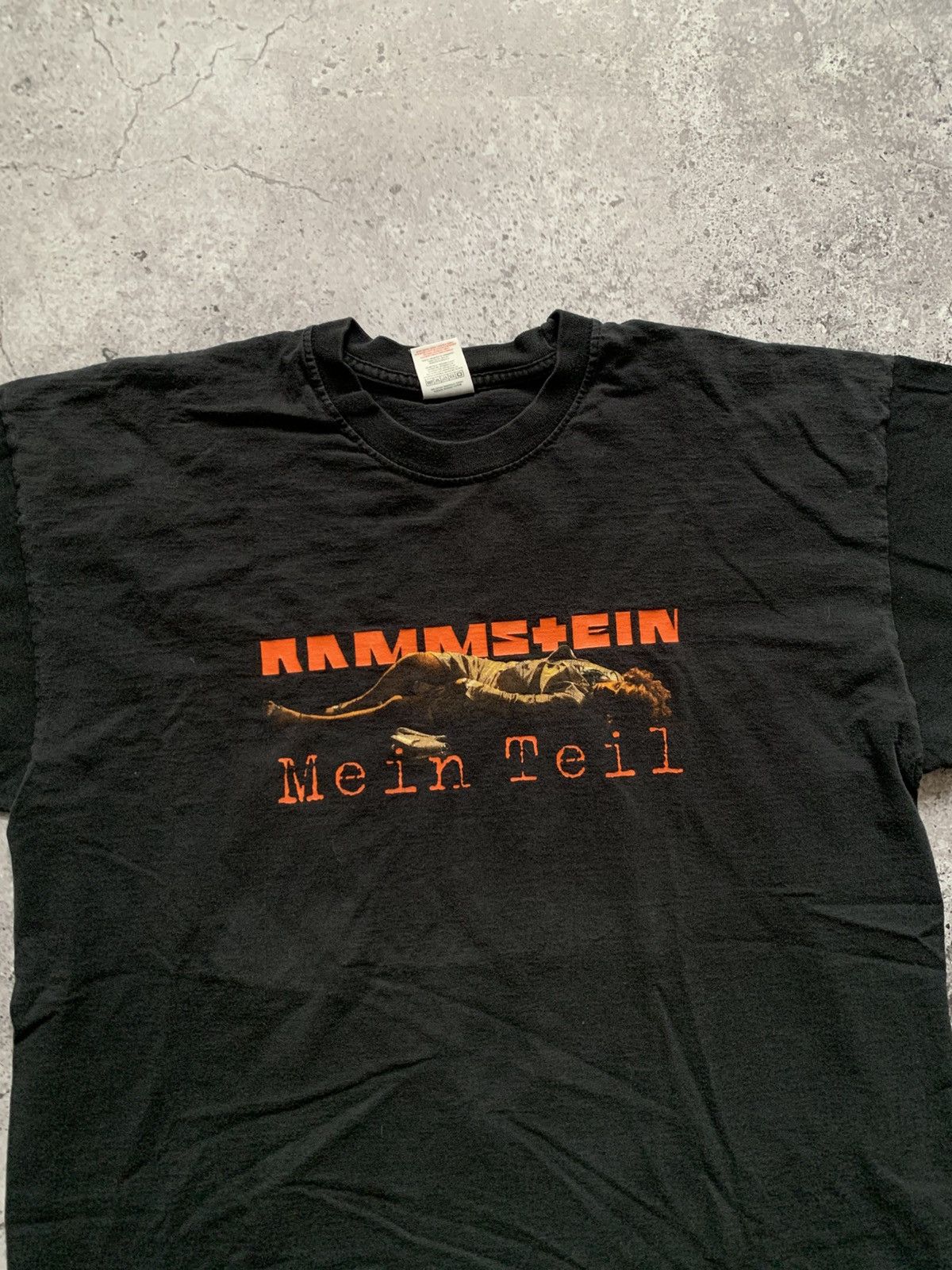 Band Tees 🔥VINTAGE 00’s RAMMSTEIN MEIN TEIL T-SHIRT TEE Size US L / EU 52-54 / 3 - 3 Thumbnail