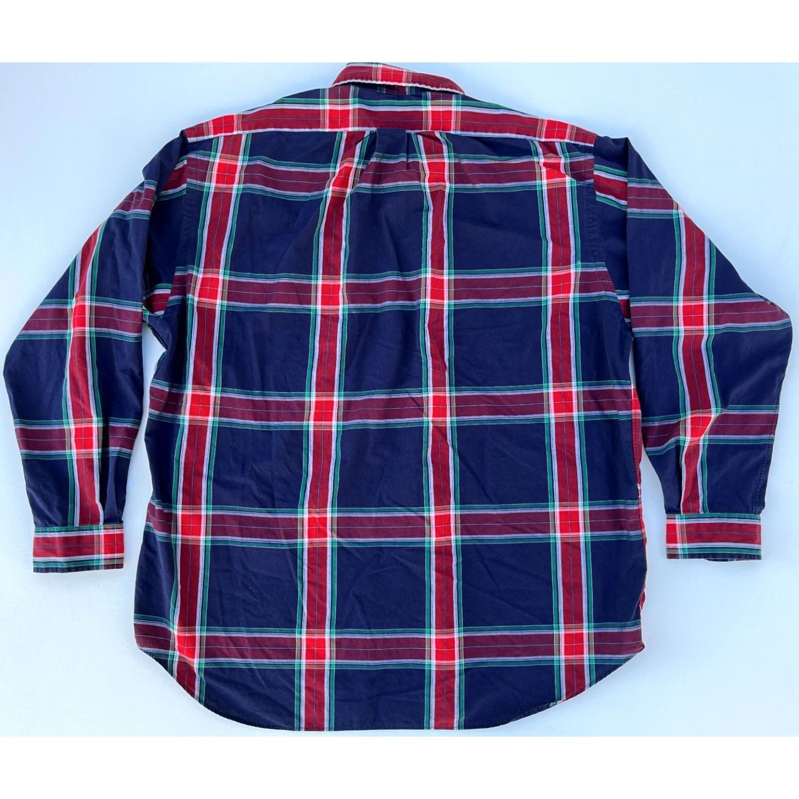 Ralph Lauren VINTAGE Ralph Lauren Golf Shirt XL Men’s Plaid Long Sleeve Button-Down Tilden Size US XL / EU 56 / 4 - 2 Thumbnail