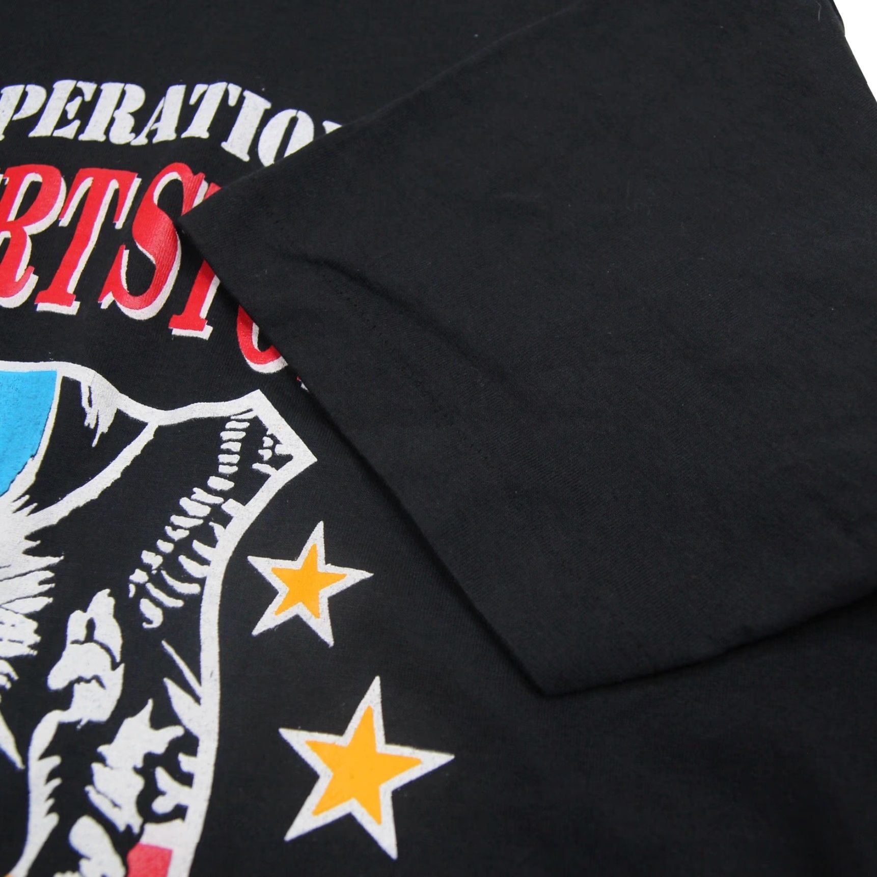 Vintage VINTAGE Operation Desert Storm Saudi Arabia Mens XL Graphic T Shirt Black Size US XL / EU 56 / 4 - 4 Thumbnail